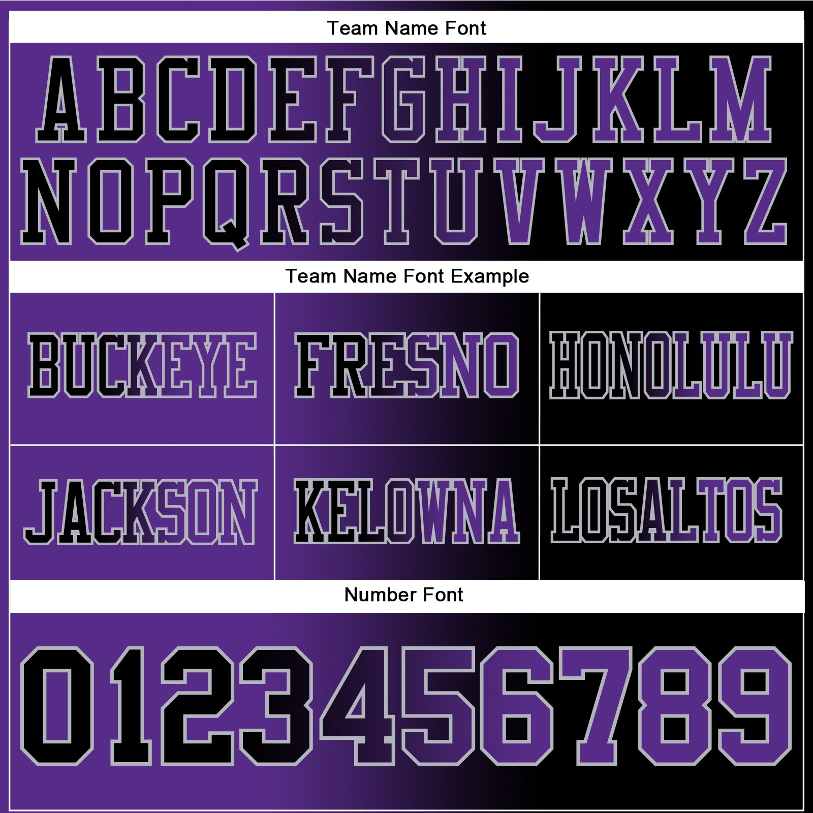 Custom Black Purple-Gray Authentic Gradient Fashion Football Jersey view 3