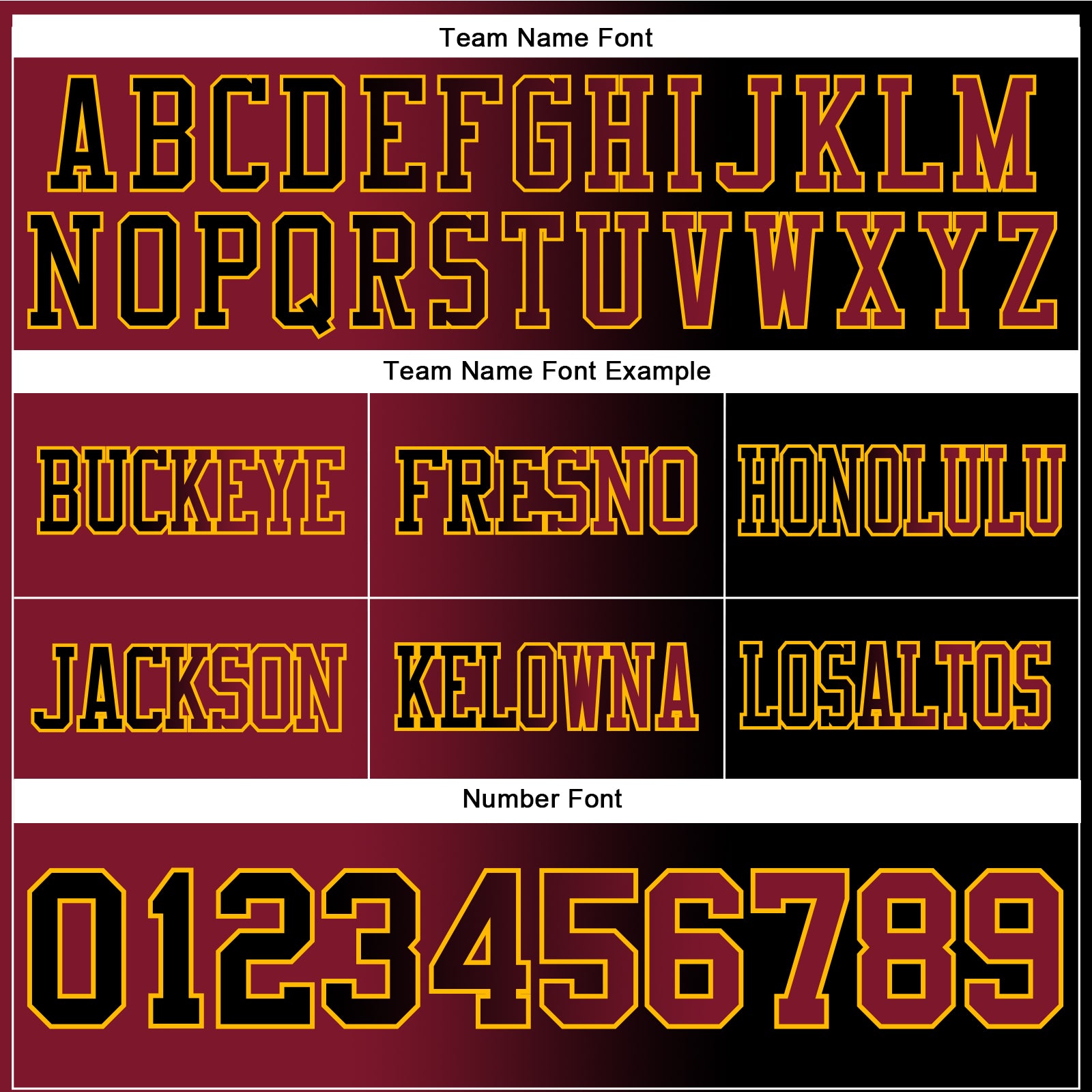 Custom Black Crimson-Gold Authentic Gradient Fashion Football Jersey view 3