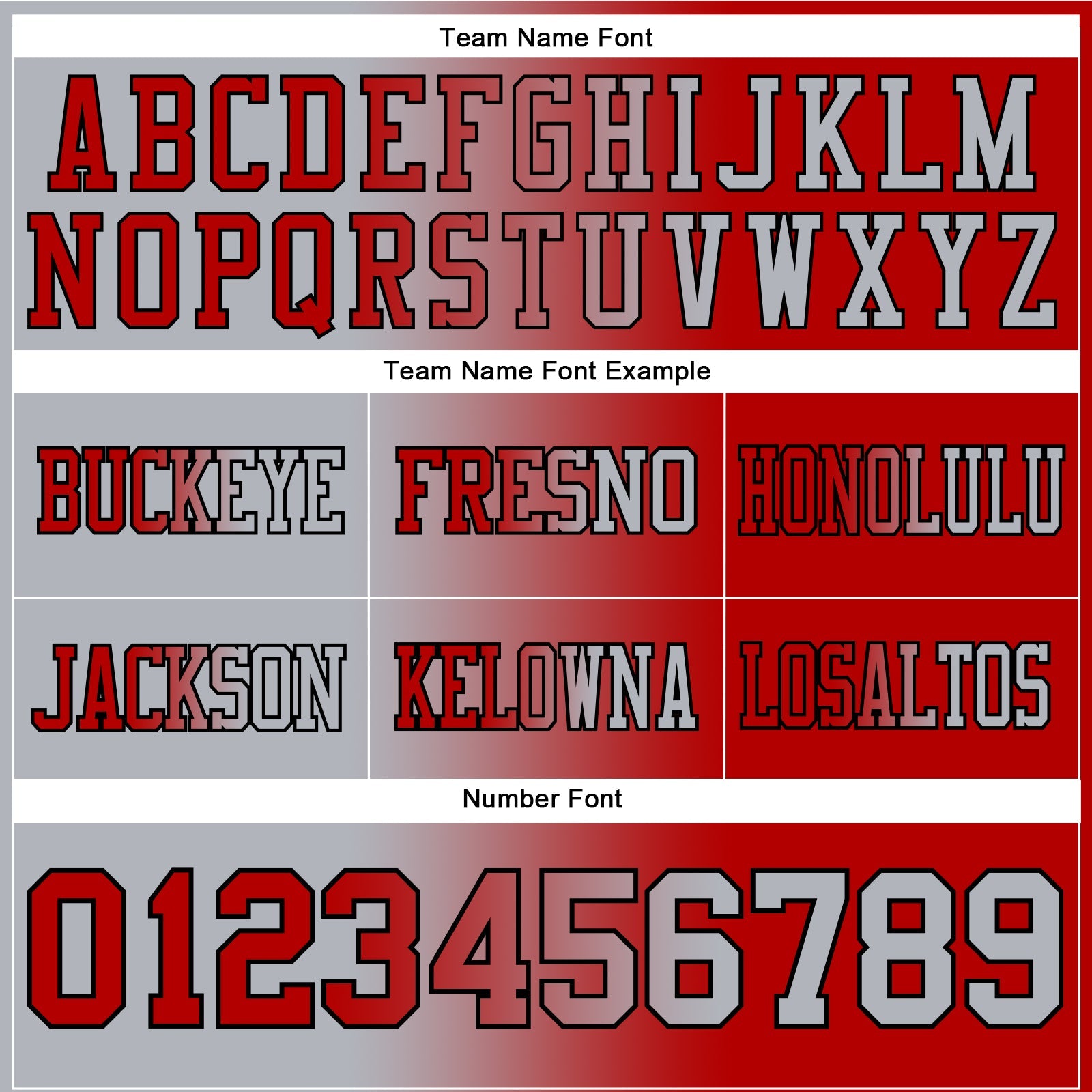 Custom Red Gray-Black Authentic Gradient Fashion Football Jersey view 3