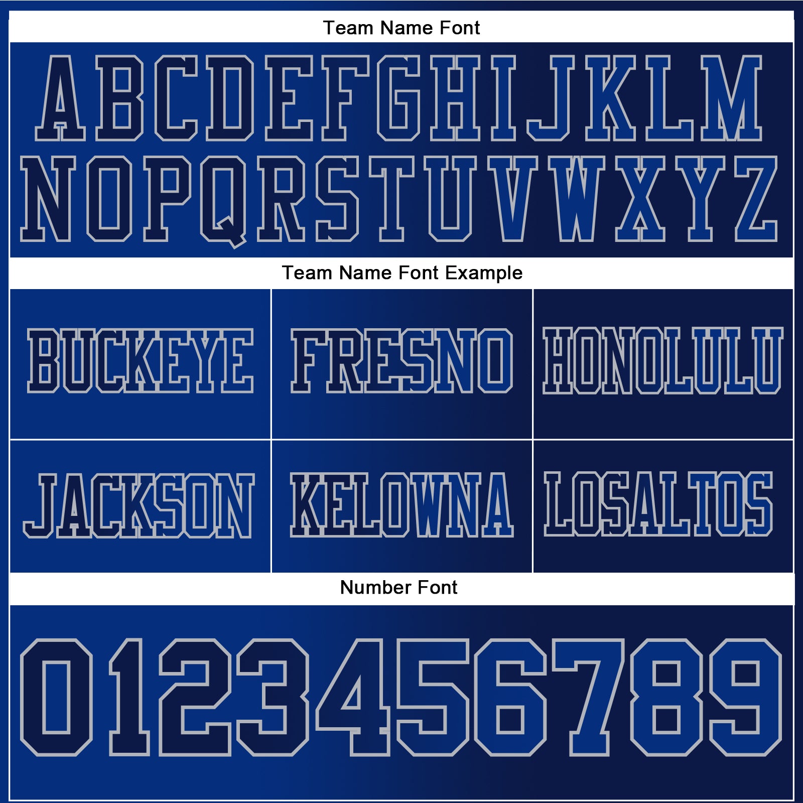 Custom Navy Royal-Gray Authentic Gradient Fashion Football Jersey view 3