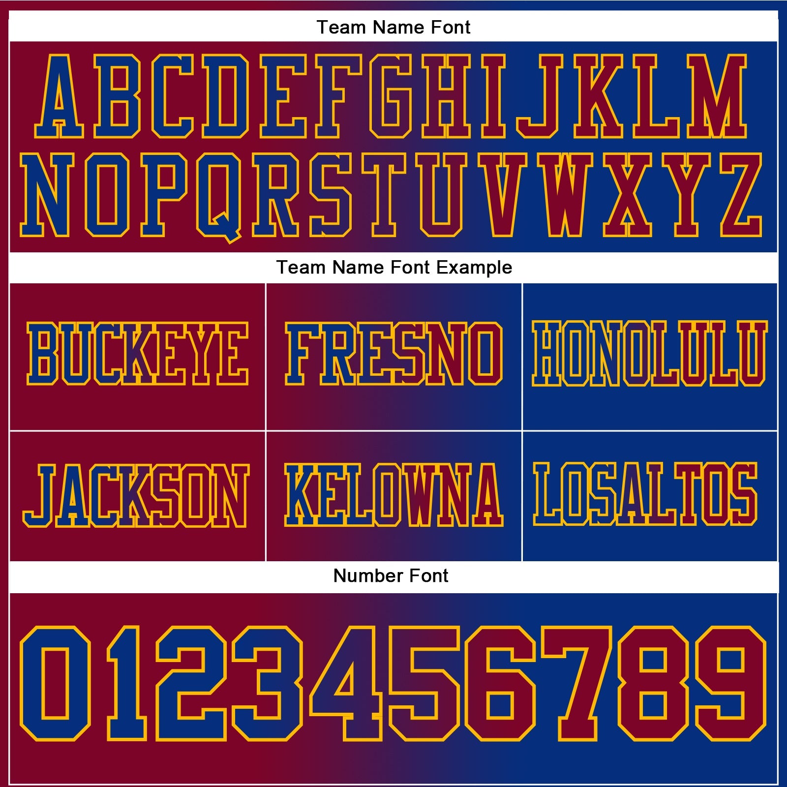 Custom Royal Maroon-Gold Authentic Gradient Fashion Football Jersey view 3