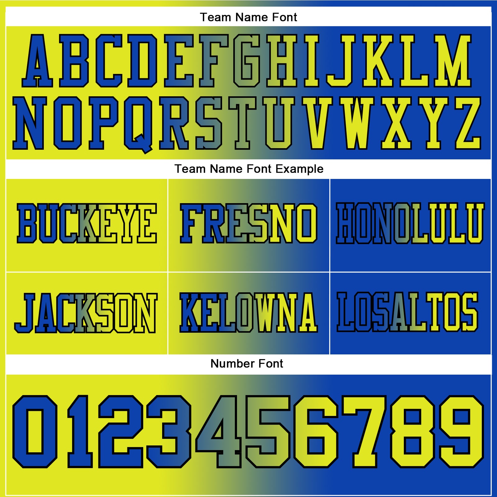 Custom Thunder Blue Neon Yellow-Black Authentic Gradient Fashion Football Jersey view 3