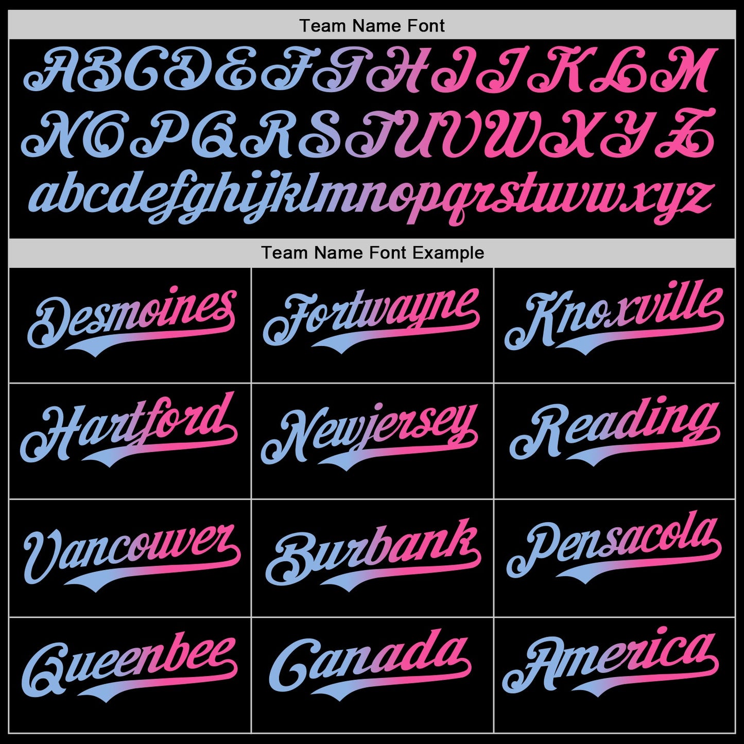 Custom Black Pink-Light Blue Authentic Gradient Fashion Baseball Jersey view 4