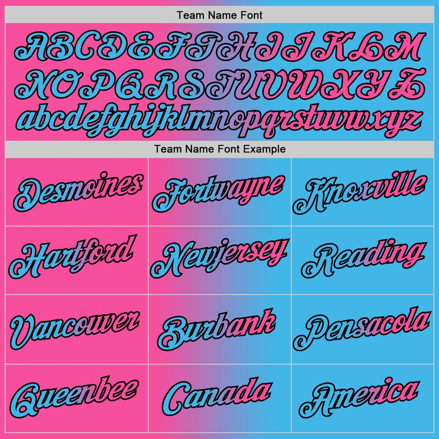 Custom Sky Blue Pink-Black Gradient Fashion Performance T-Shirt view 3