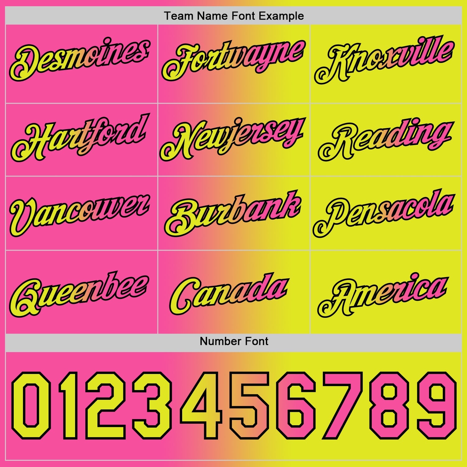 Custom Neon Yellow Pink-Black Gradient Fashion Performance T-Shirt view 4