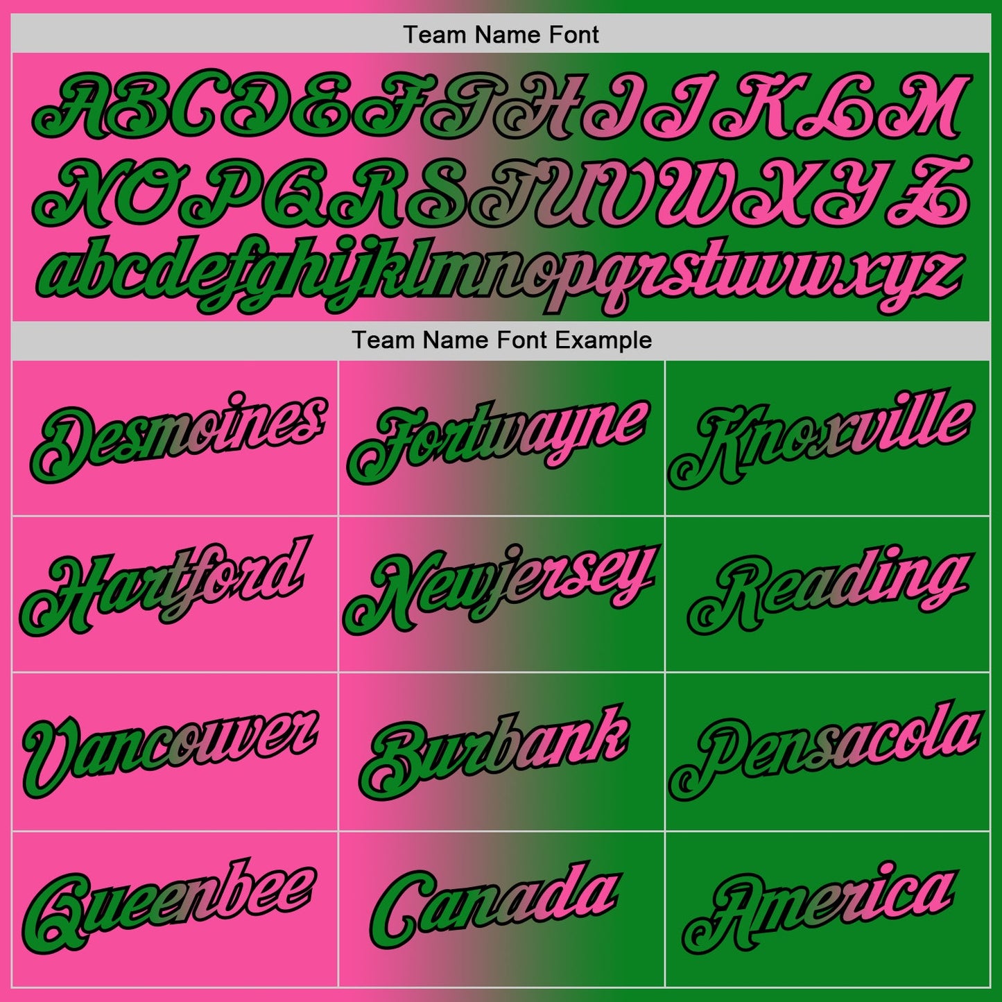 Custom Grass Green Pink-Black Gradient Fashion Performance T-Shirt view 3