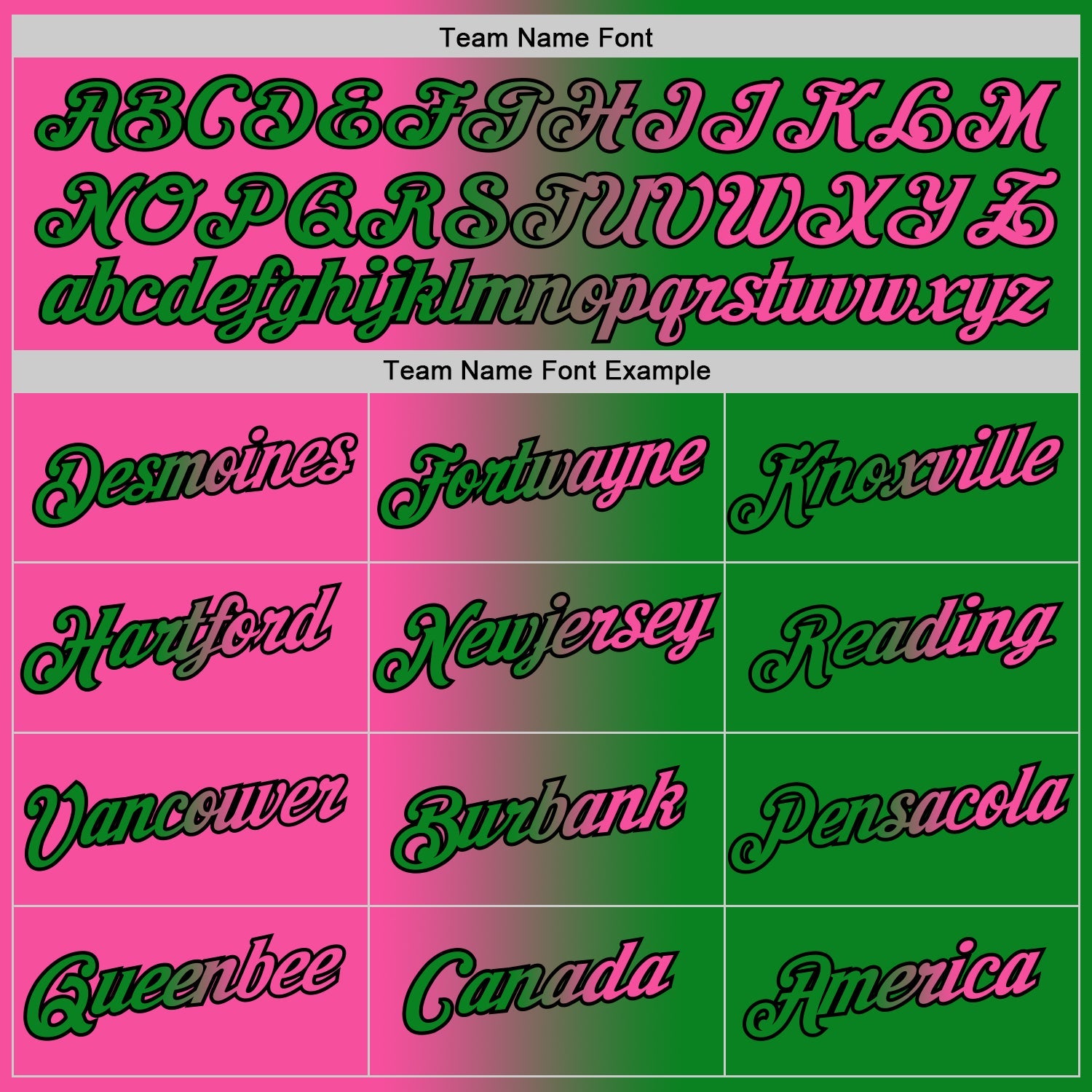 Custom Grass Green Pink-Black Gradient Fashion Performance T-Shirt view 3