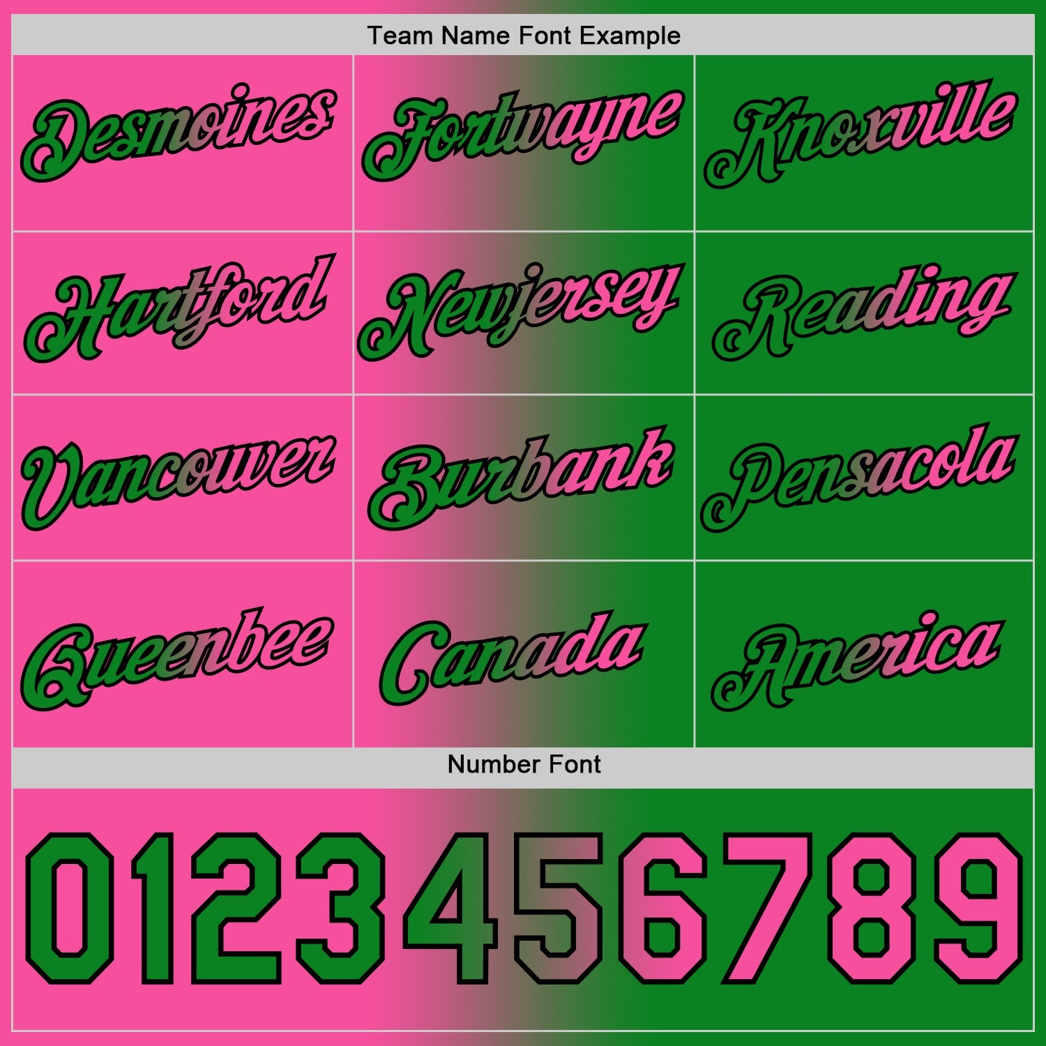 Custom Grass Green Pink-Black Gradient Fashion Performance T-Shirt view 4
