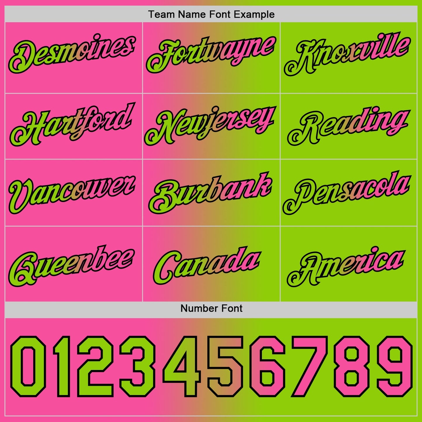 Custom Neon Green Pink-Black Gradient Fashion Performance T-Shirt view 4