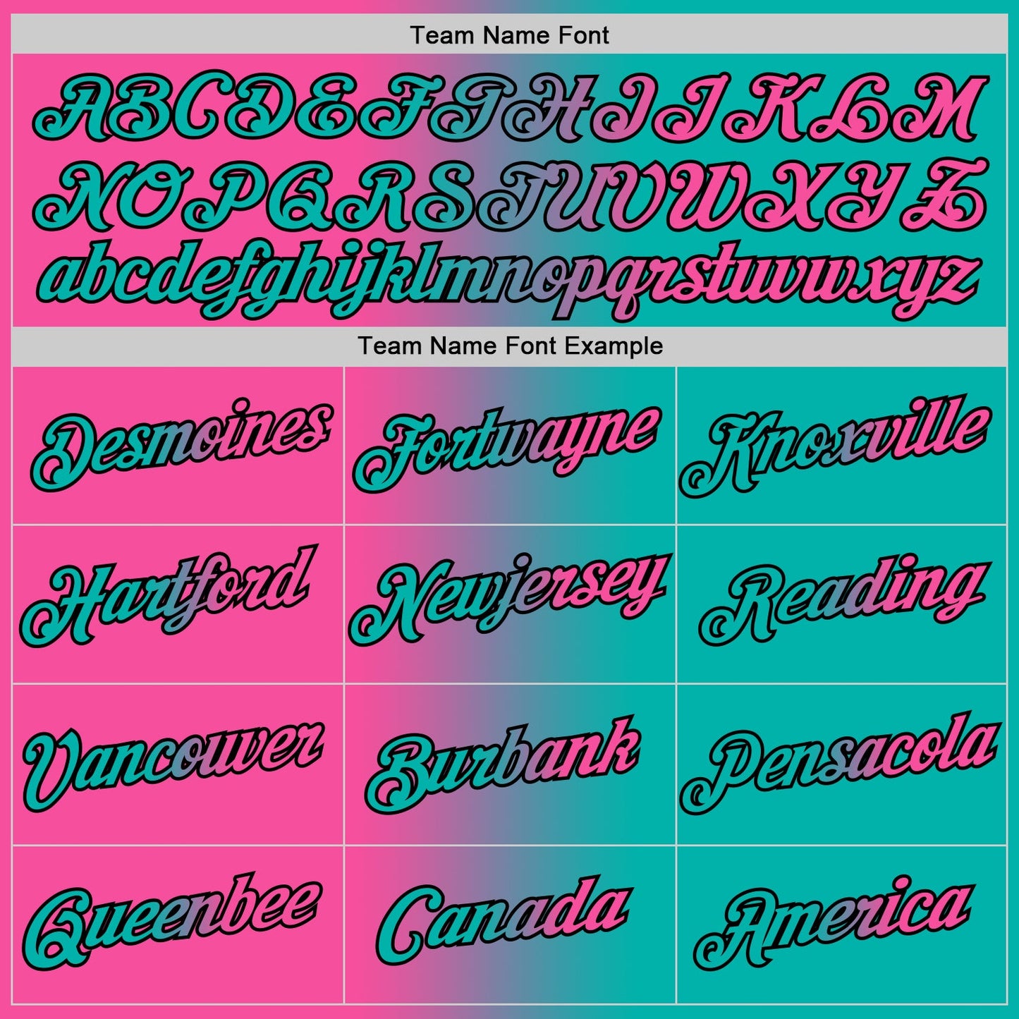Custom Aqua Pink-Black Gradient Fashion Performance T-Shirt view 3