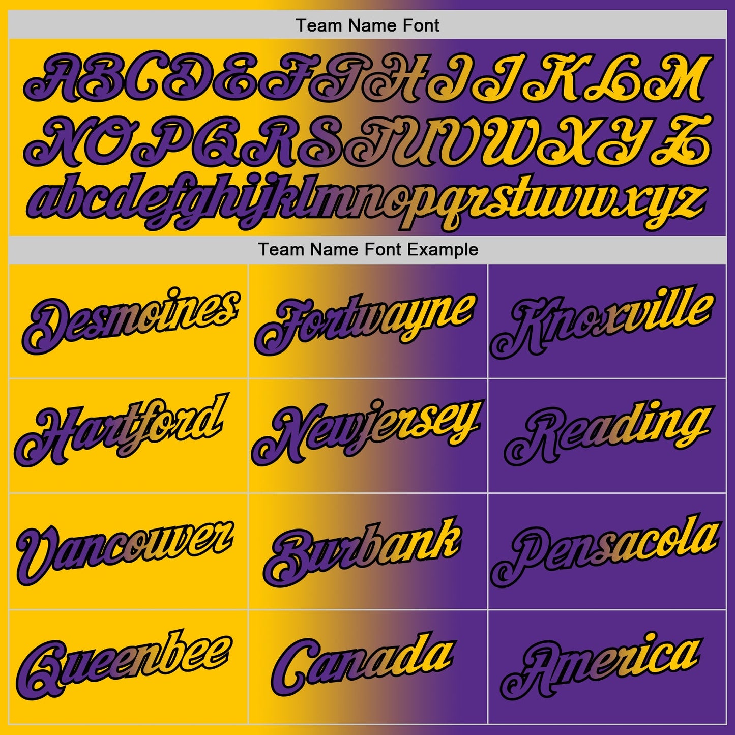 Custom Purple Yellow-Black Gradient Fashion Performance T-Shirt view 3