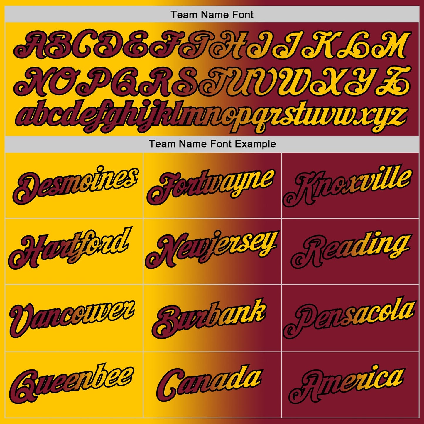 Custom Crimson Yellow-Black Gradient Fashion Performance T-Shirt view 3