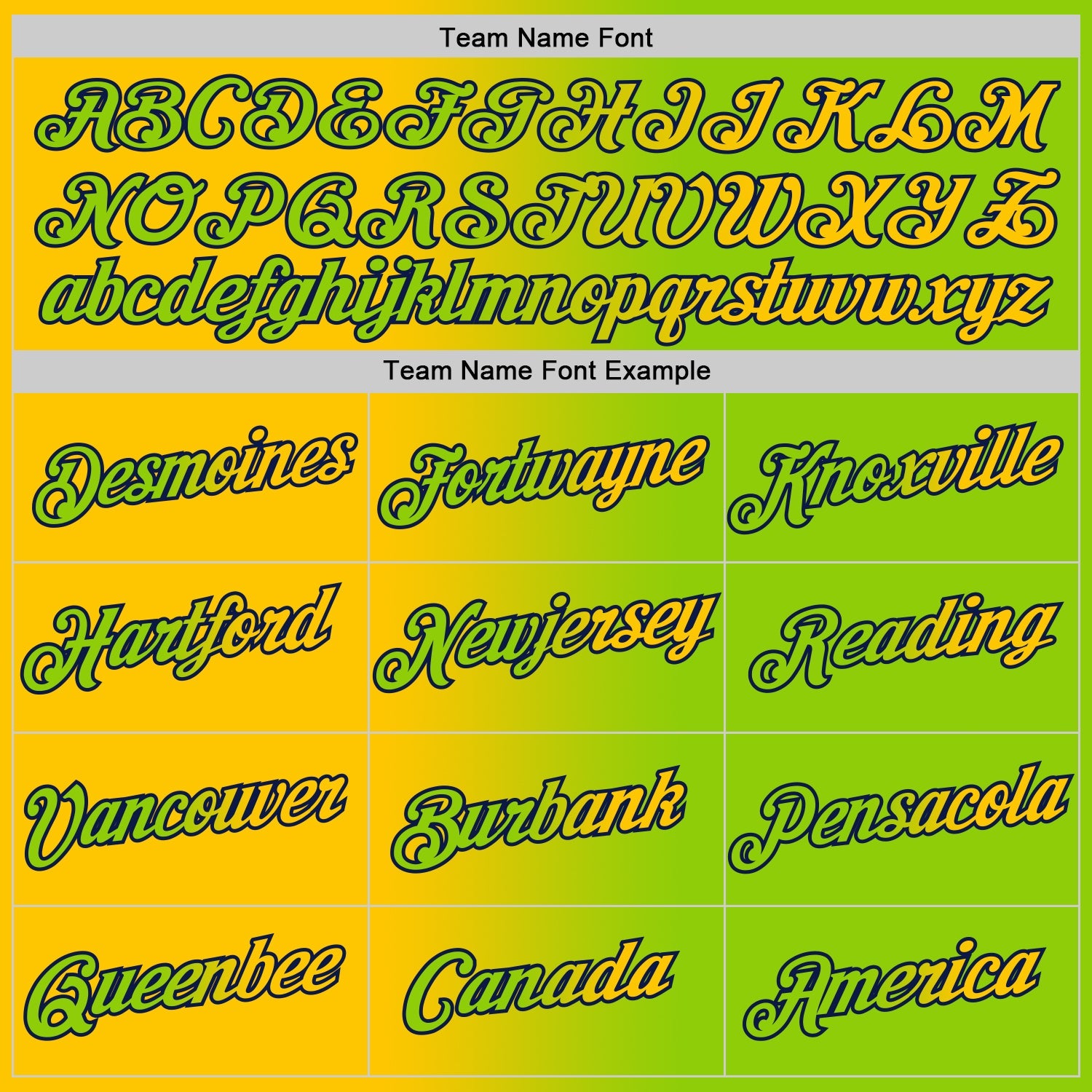Custom Neon Green Yellow-Navy Gradient Fashion Performance T-Shirt view 3