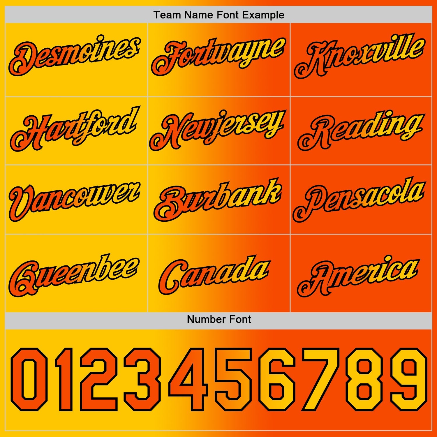 Custom Orange Yellow-Black Gradient Fashion Performance T-Shirt view 4