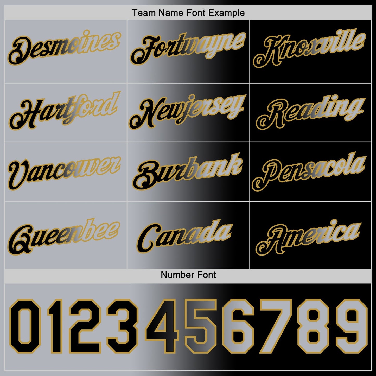 Custom Black Gray-Old Gold Gradient Fashion Performance T-Shirt view 4