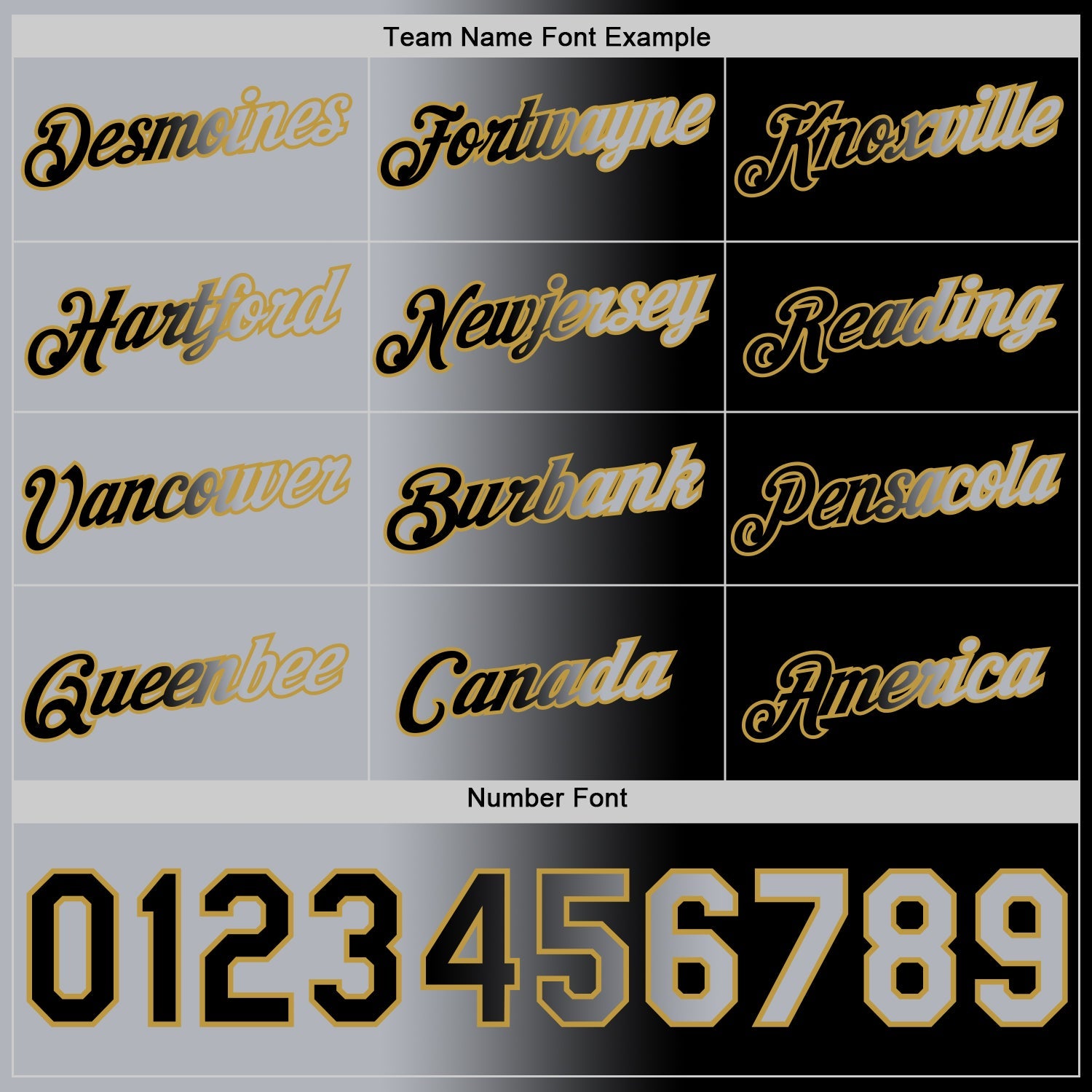 Custom Black Gray-Old Gold Gradient Fashion Performance T-Shirt view 4
