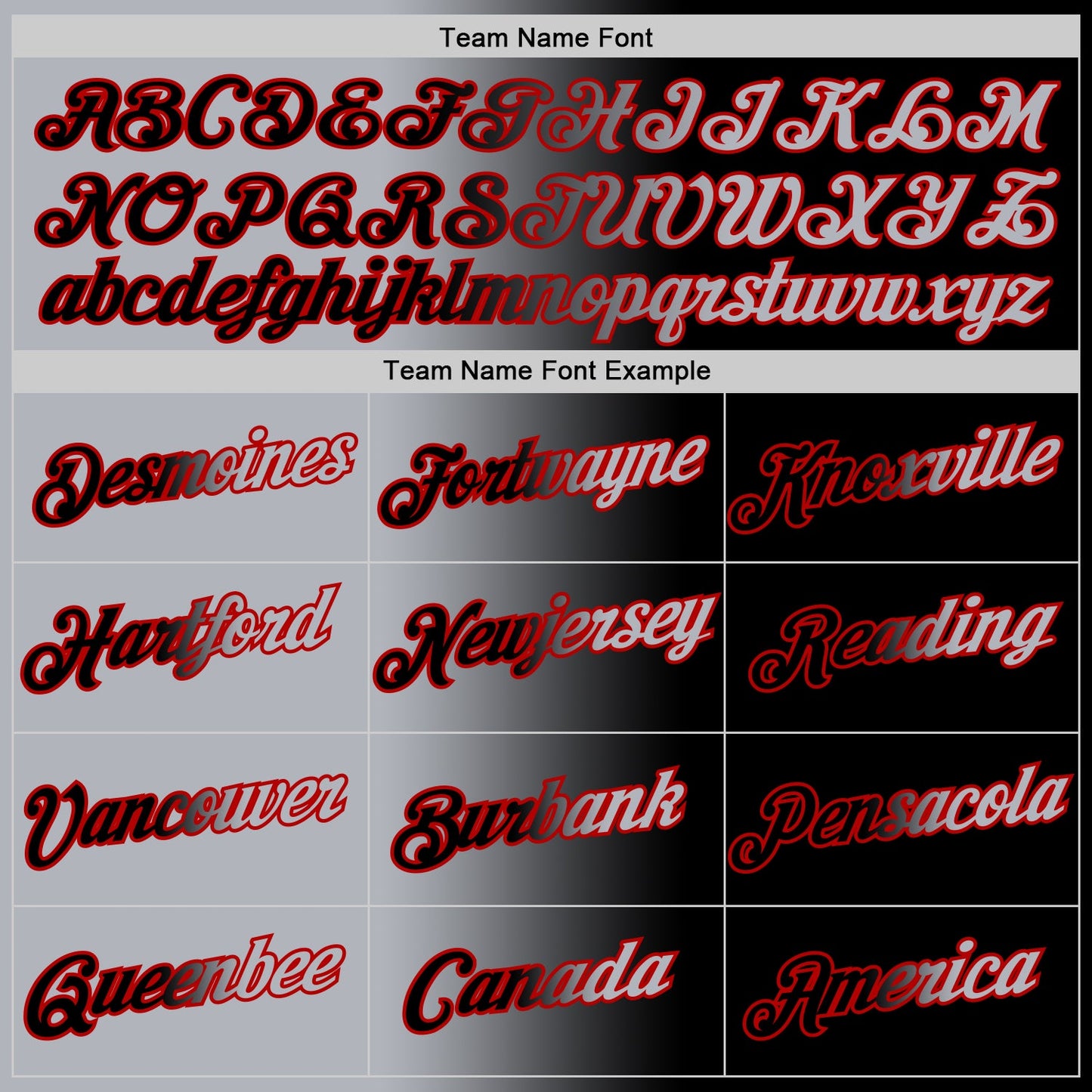 Custom Black Gray-Red Gradient Fashion Performance T-Shirt view 3