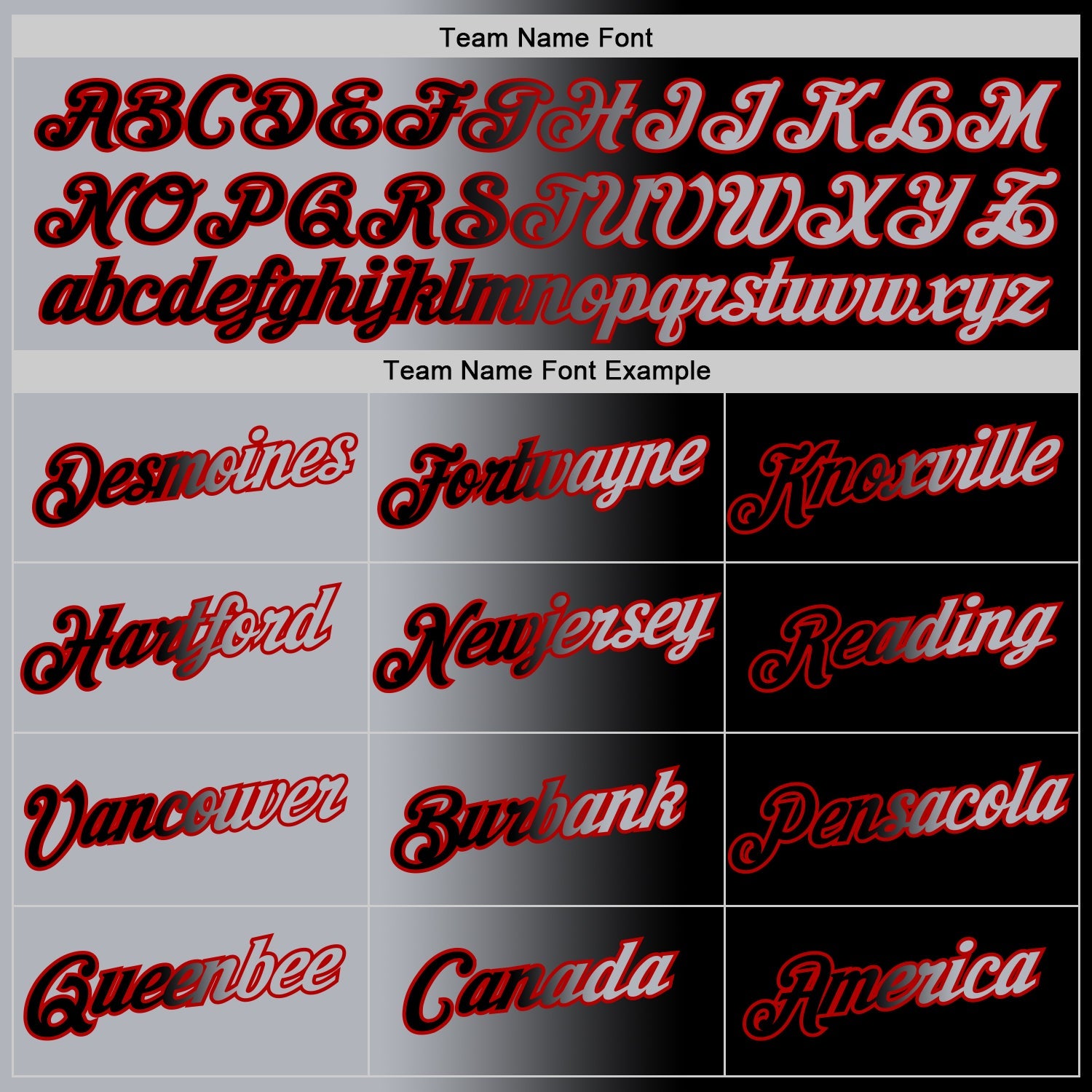 Custom Black Gray-Red Gradient Fashion Performance T-Shirt view 3