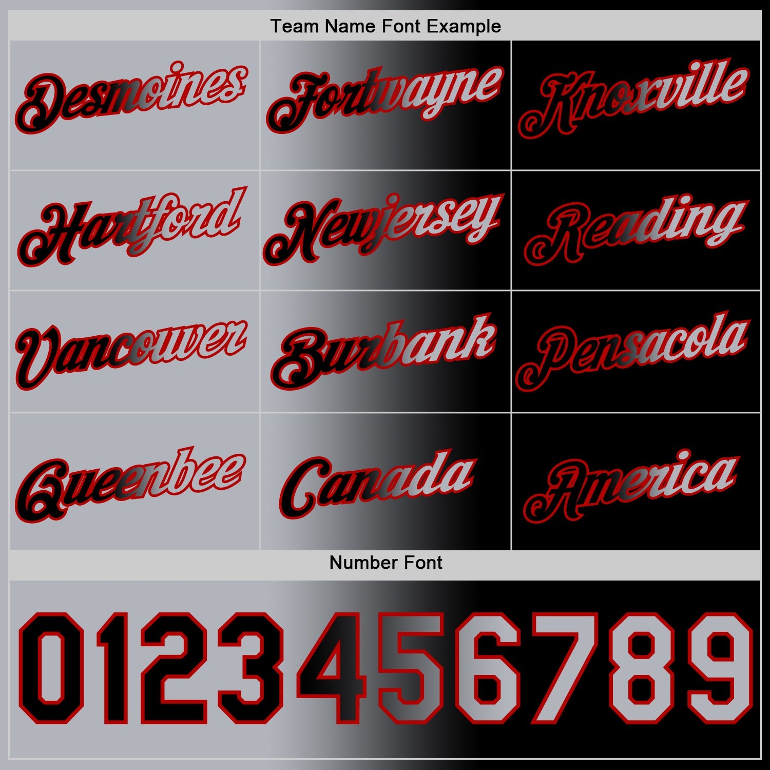 Custom Black Gray-Red Gradient Fashion Performance T-Shirt view 4