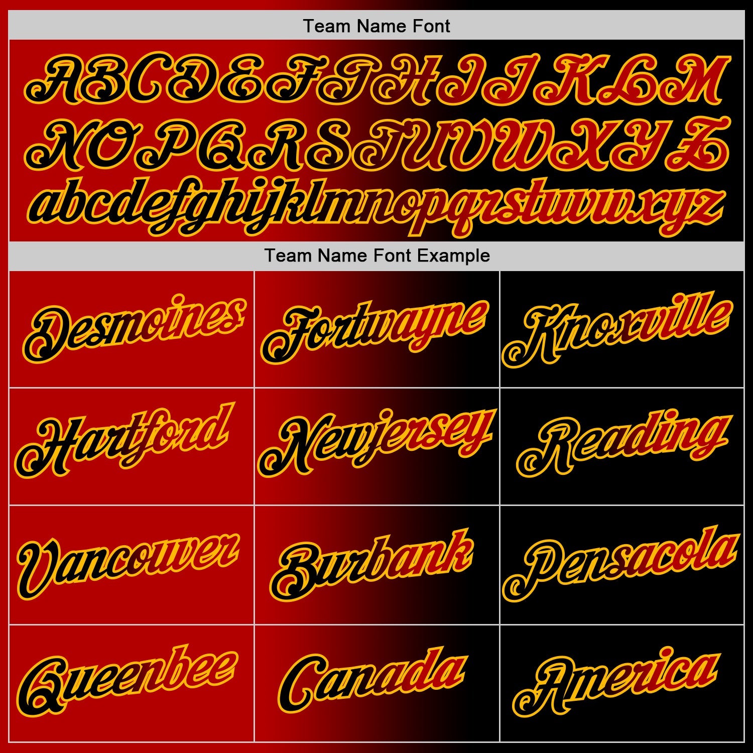 Custom Black Red-Gold Gradient Fashion Performance T-Shirt view 3