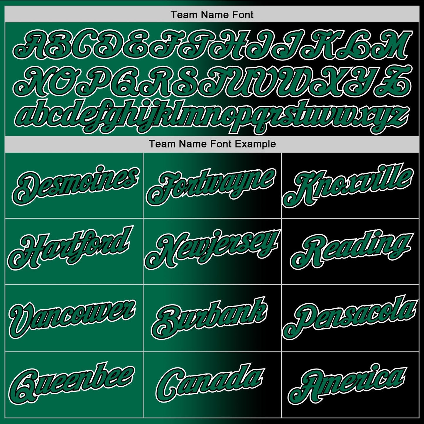 Custom Black Kelly Green-White Gradient Fashion Performance T-Shirt view 4