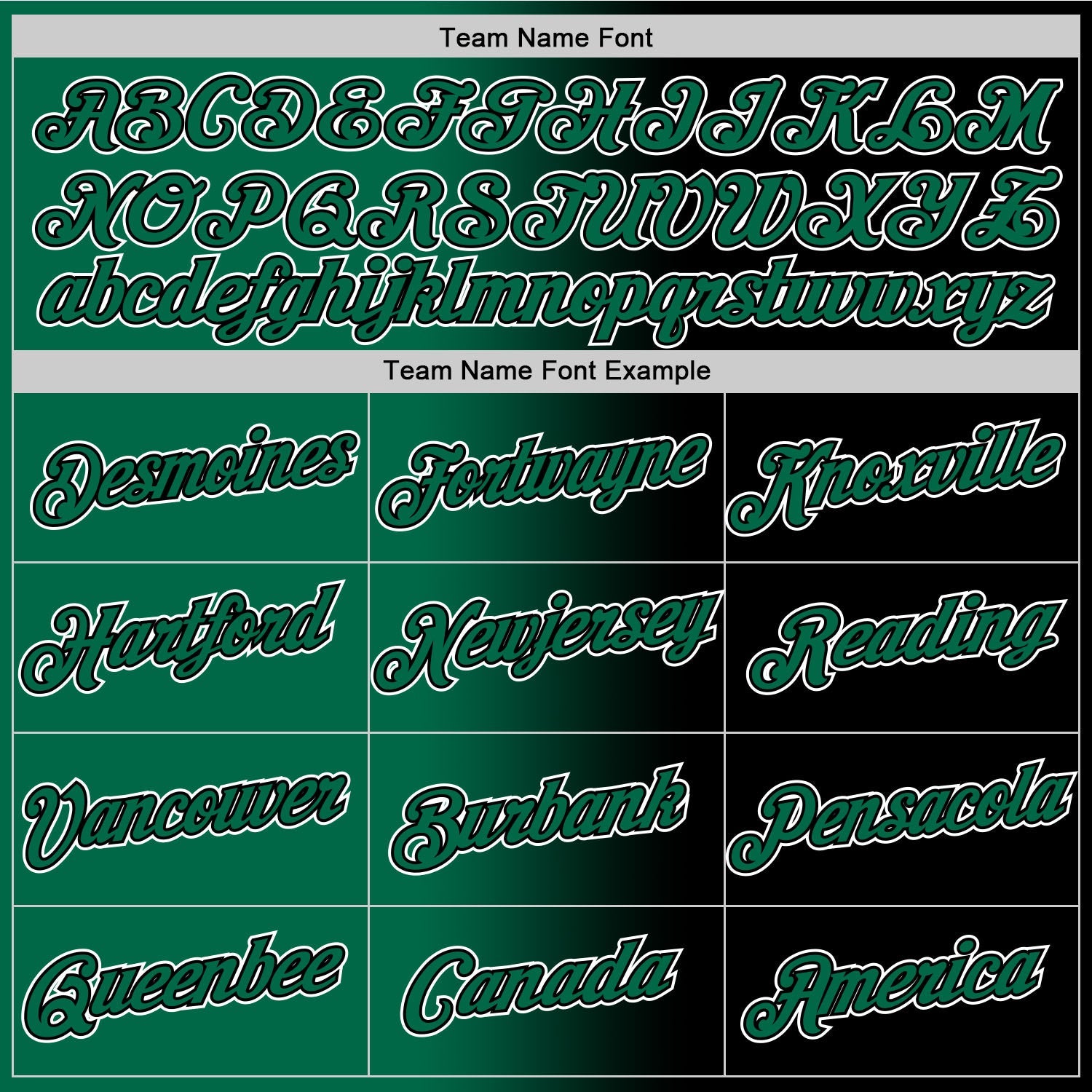 Custom Black Kelly Green-White Gradient Fashion Performance T-Shirt view 4