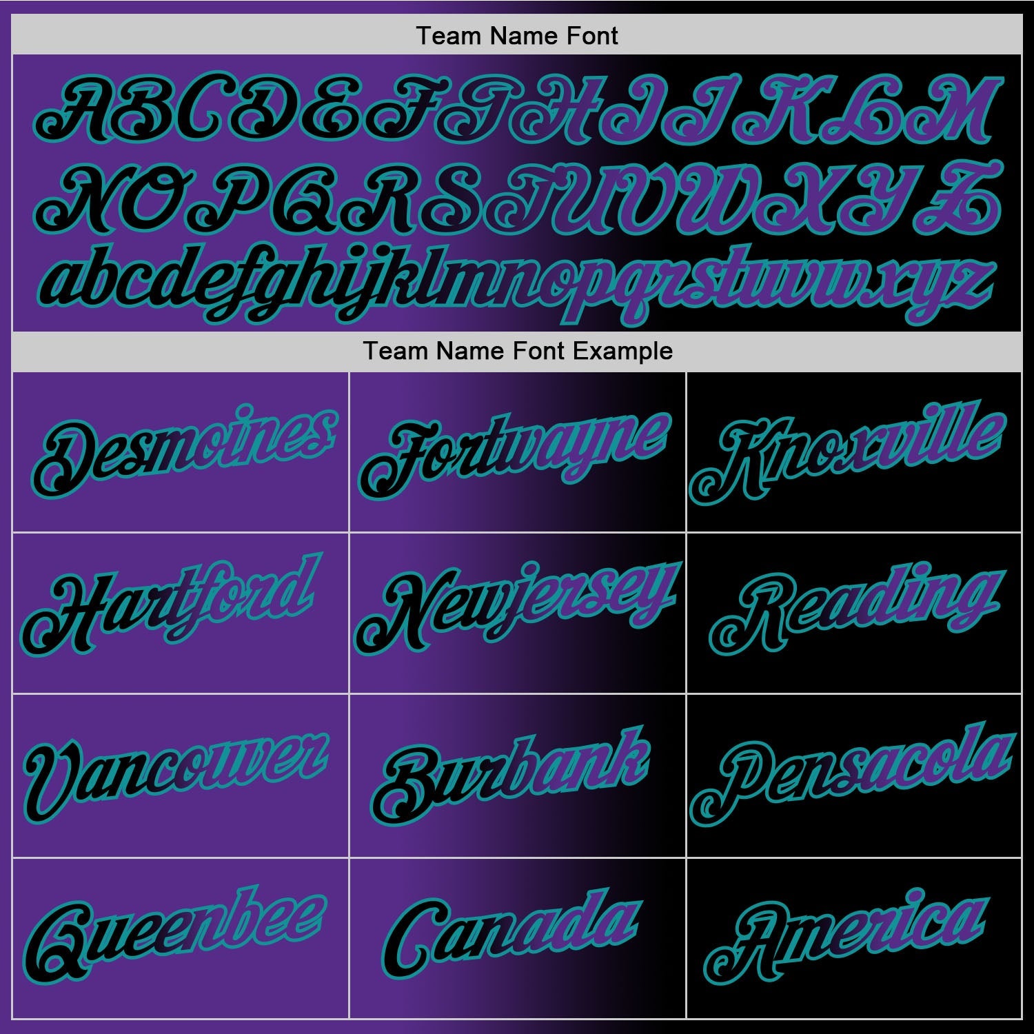 Custom Black Purple-Teal Gradient Fashion Performance T-Shirt view 4
