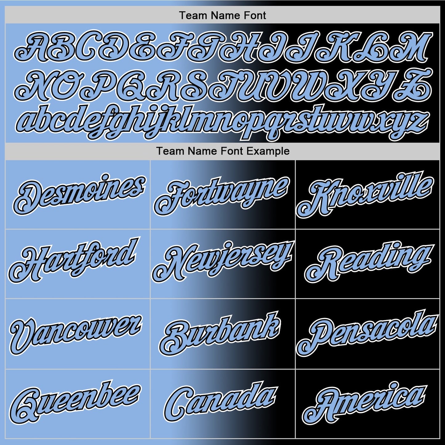 Custom Black Light Blue-White Gradient Fashion Performance T-Shirt view 4