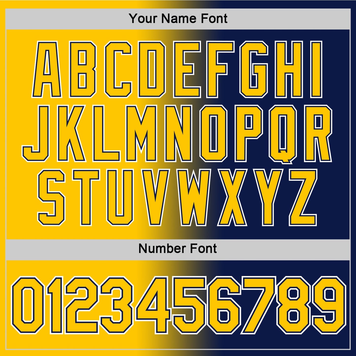 Custom Navy Yellow-White Gradient Fashion Performance T-Shirt view 5
