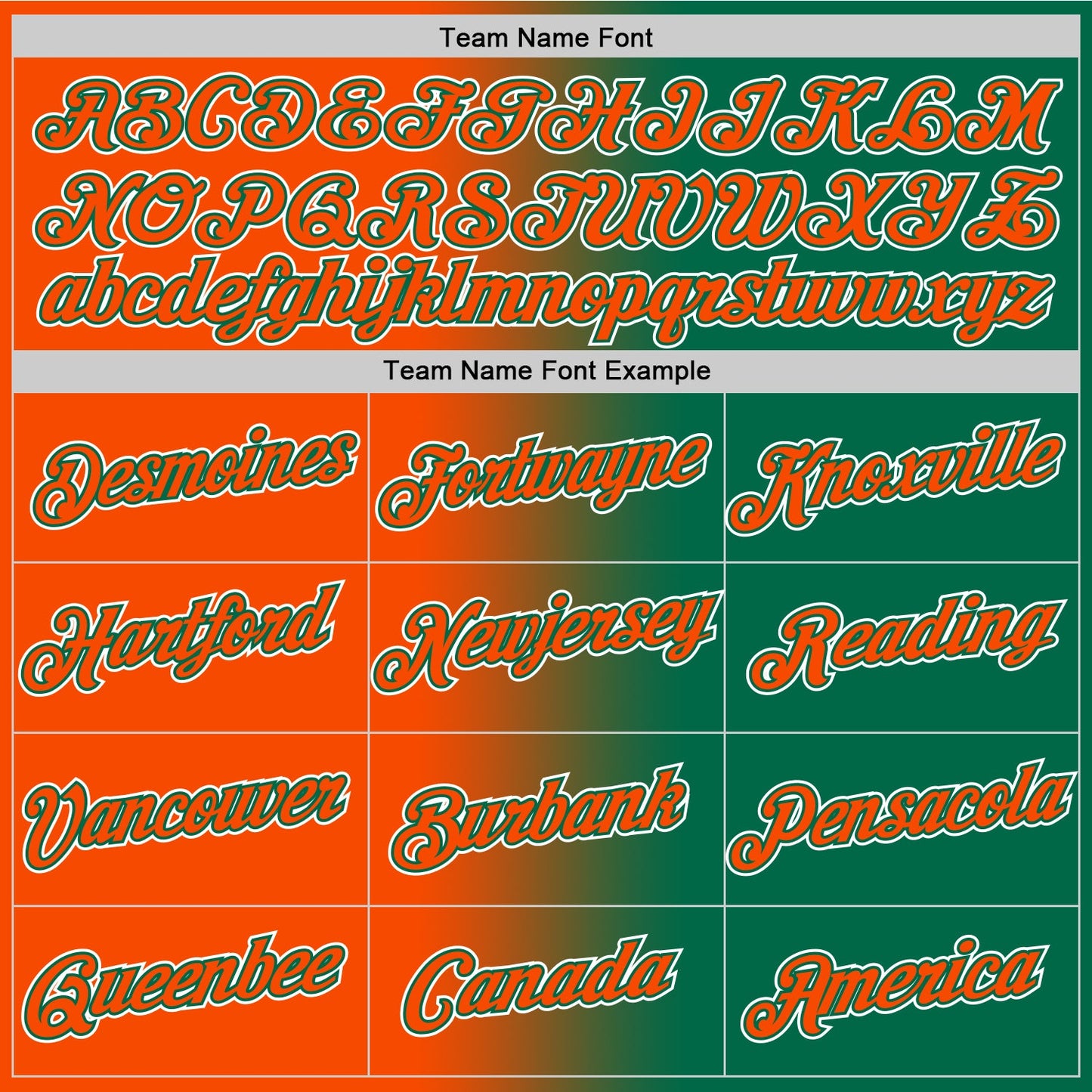 Custom Kelly Green Orange-White Gradient Fashion Performance T-Shirt view 4