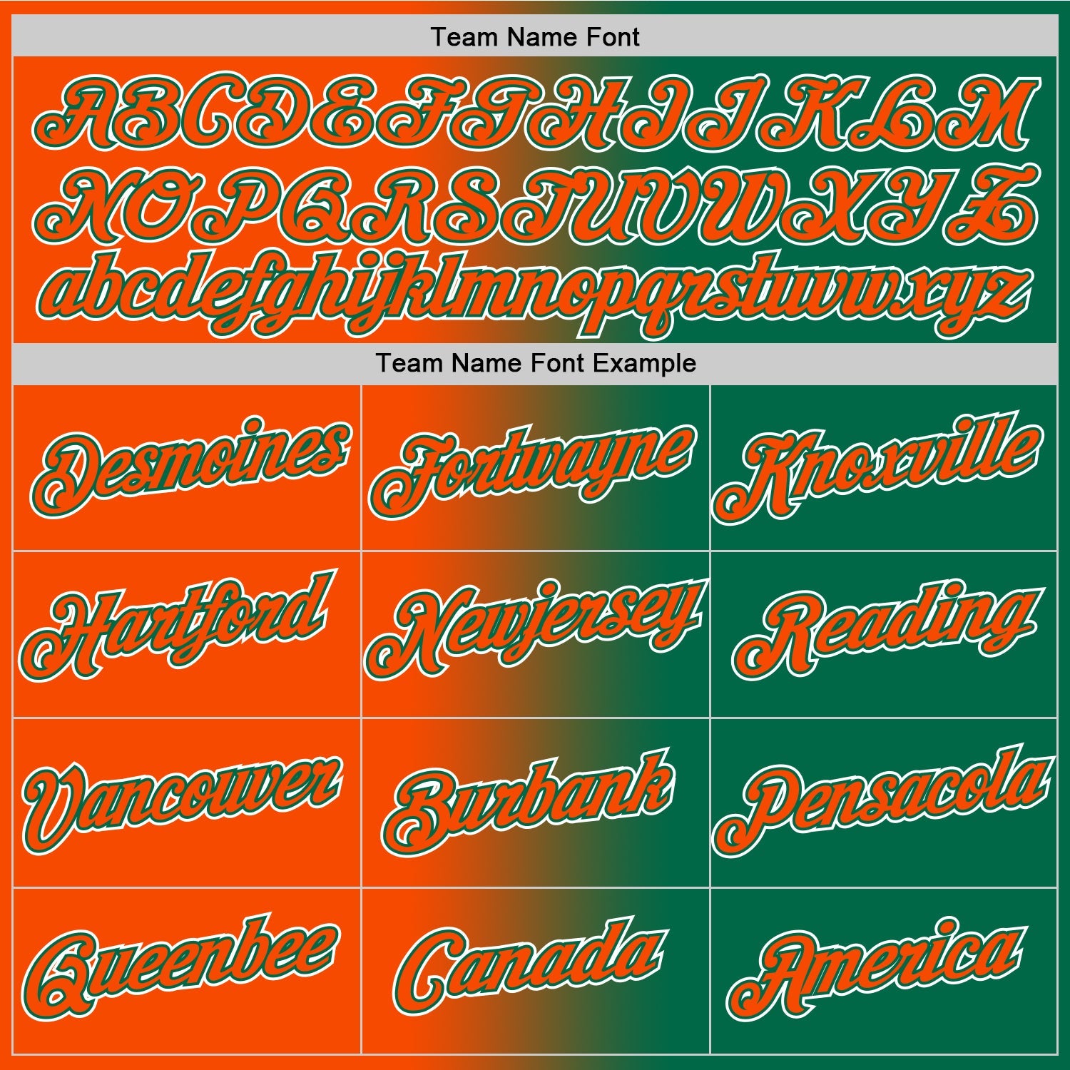 Custom Kelly Green Orange-White Gradient Fashion Performance T-Shirt view 4