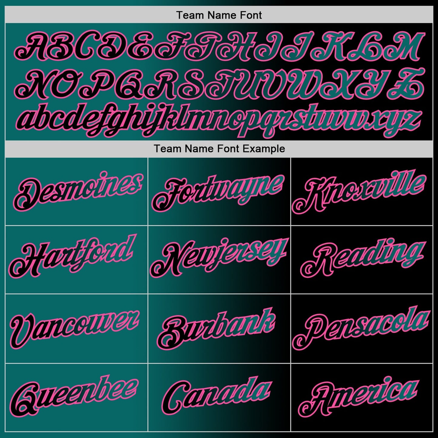 Custom Black Teal-Pink Gradient Fashion Performance T-Shirt view 4