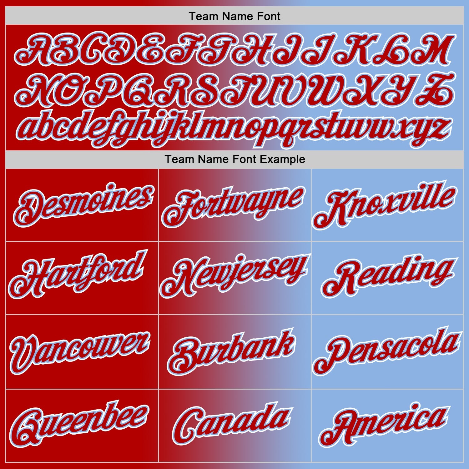 Custom Light Blue Red-White Gradient Fashion Performance T-Shirt view 4