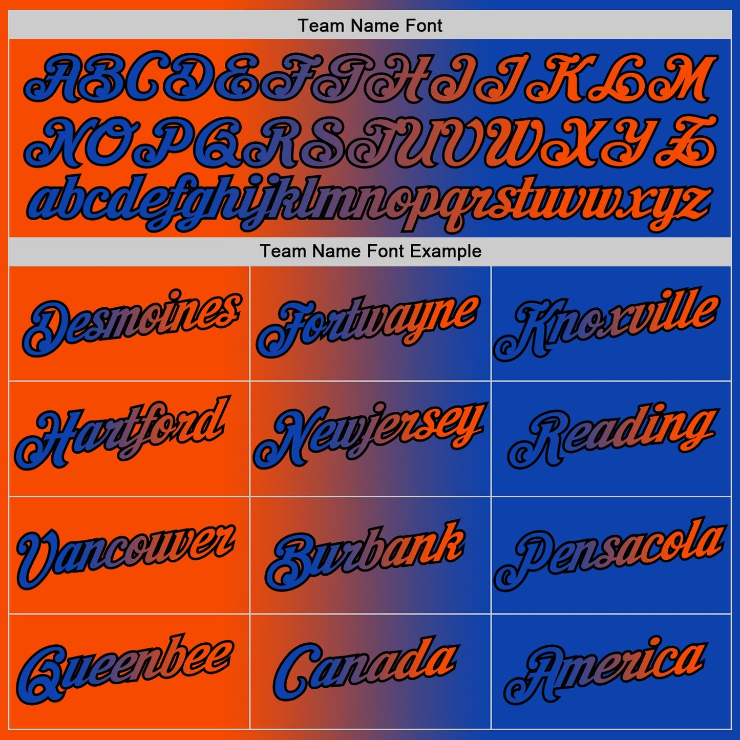 Custom Thunder Blue Orange-Black Gradient Fashion Performance T-Shirt view 4