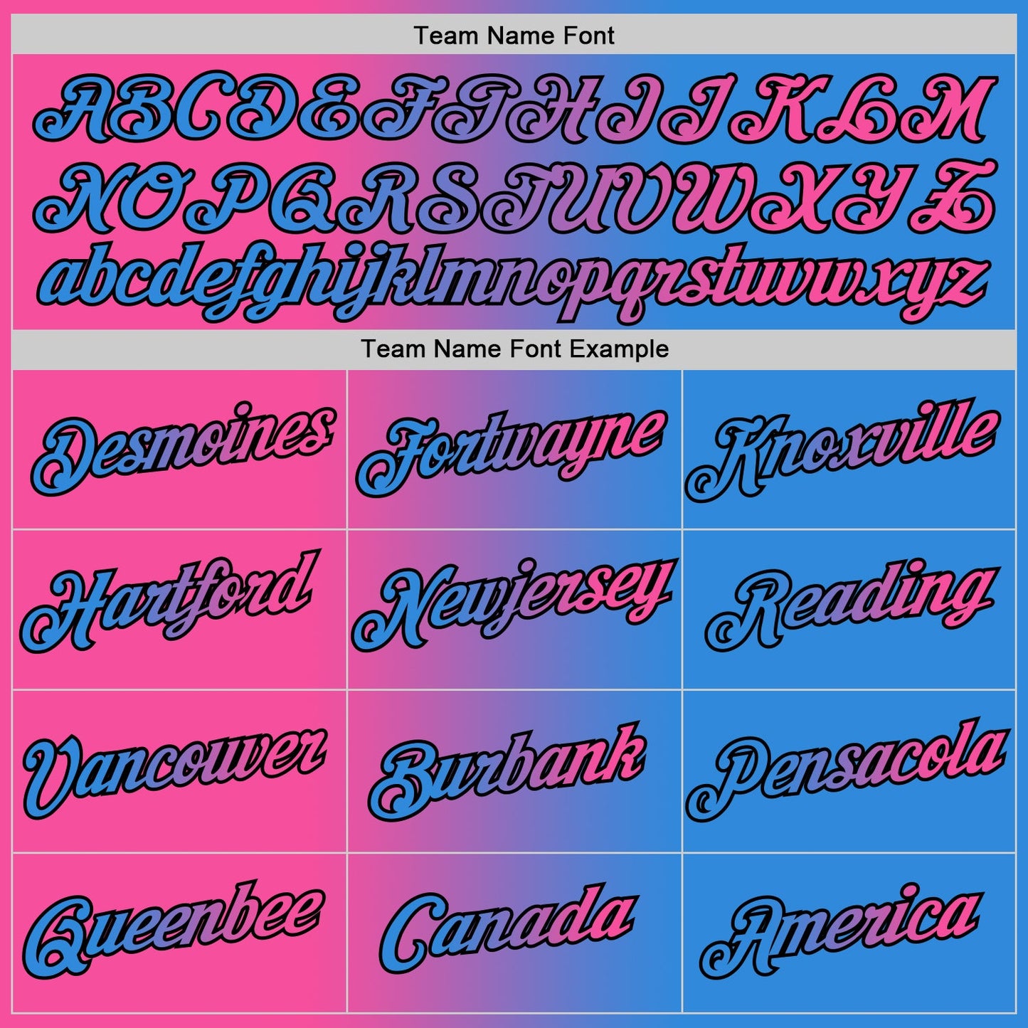 Custom Powder Blue Pink-Black Gradient Fashion Performance T-Shirt view 4
