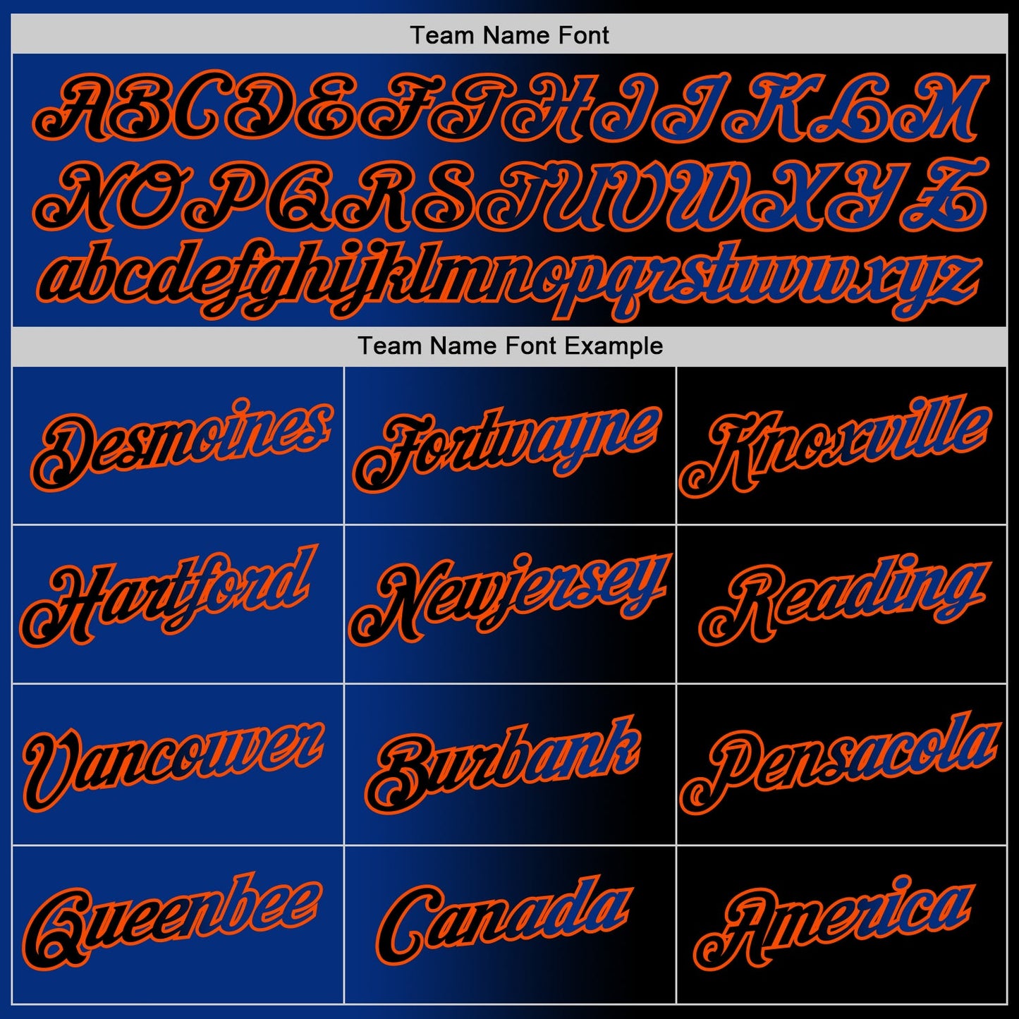 Custom Black Royal-Orange Gradient Fashion Performance T-Shirt view 4
