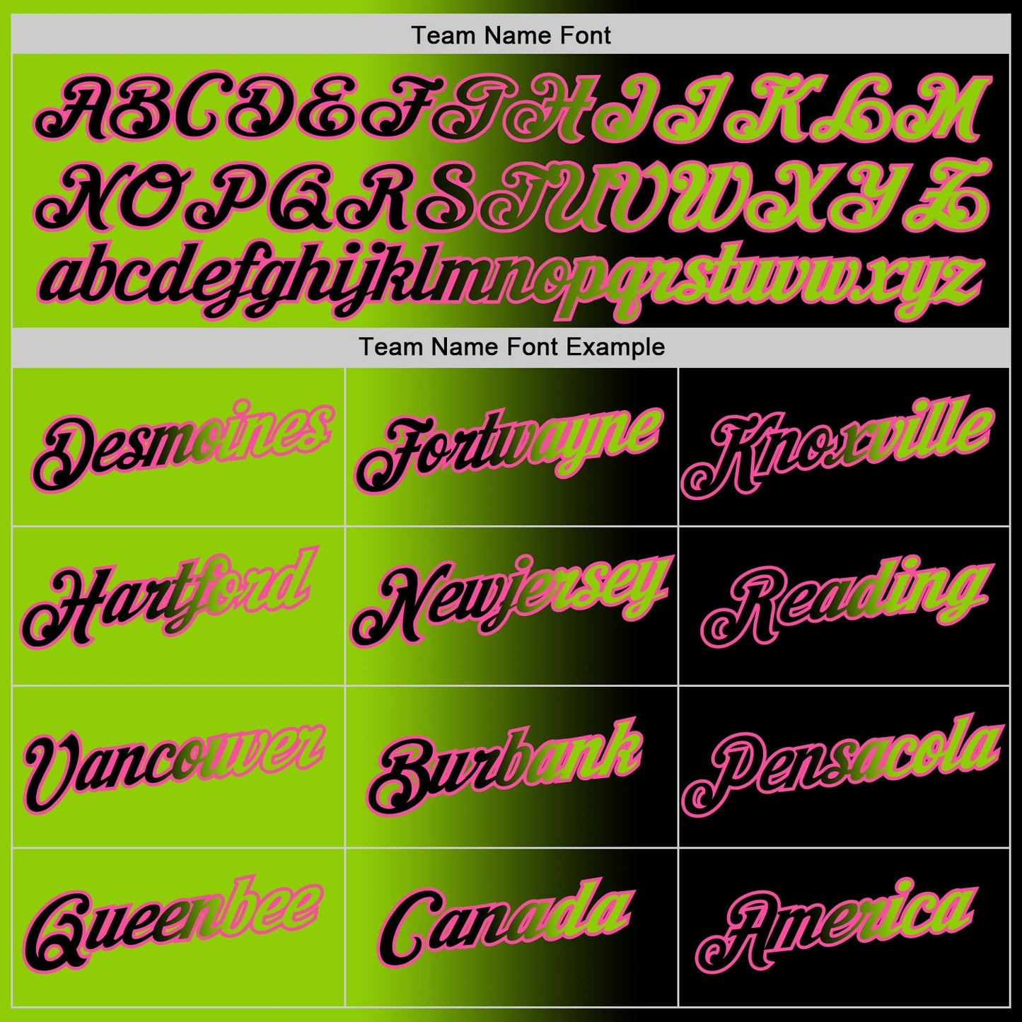 Custom Black Neon Green-Pink Gradient Fashion Performance T-Shirt view 4