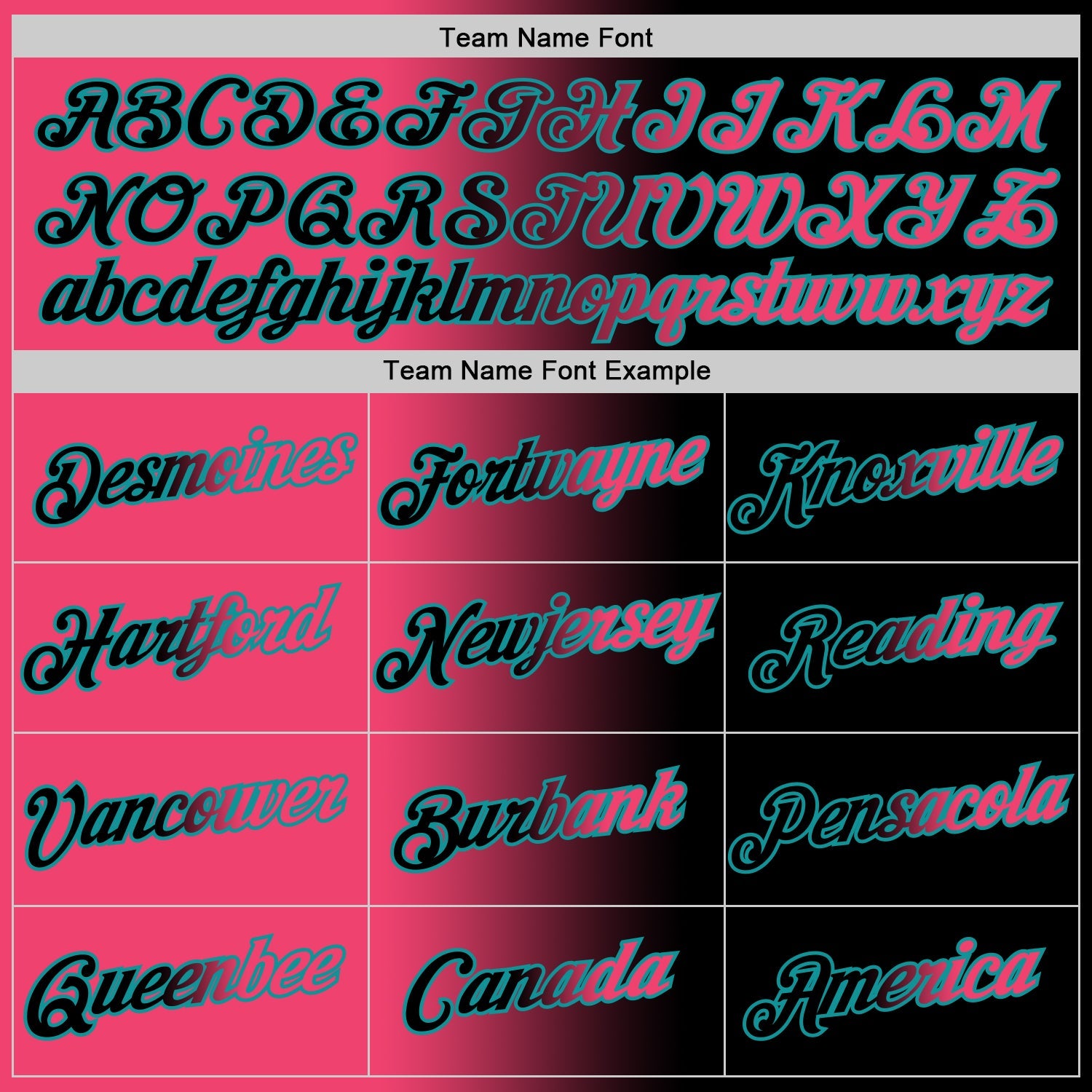 Custom Black Neon Pink-Teal Gradient Fashion Performance T-Shirt view 4