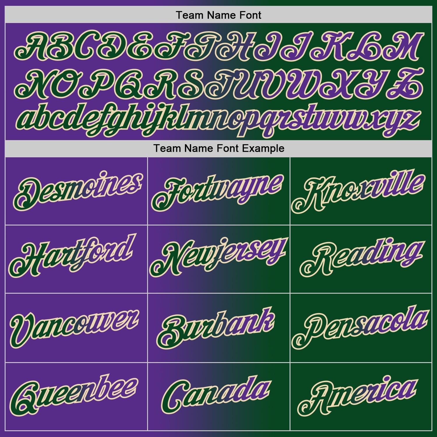 Custom Green Purple-Cream Gradient Fashion Performance T-Shirt view 4