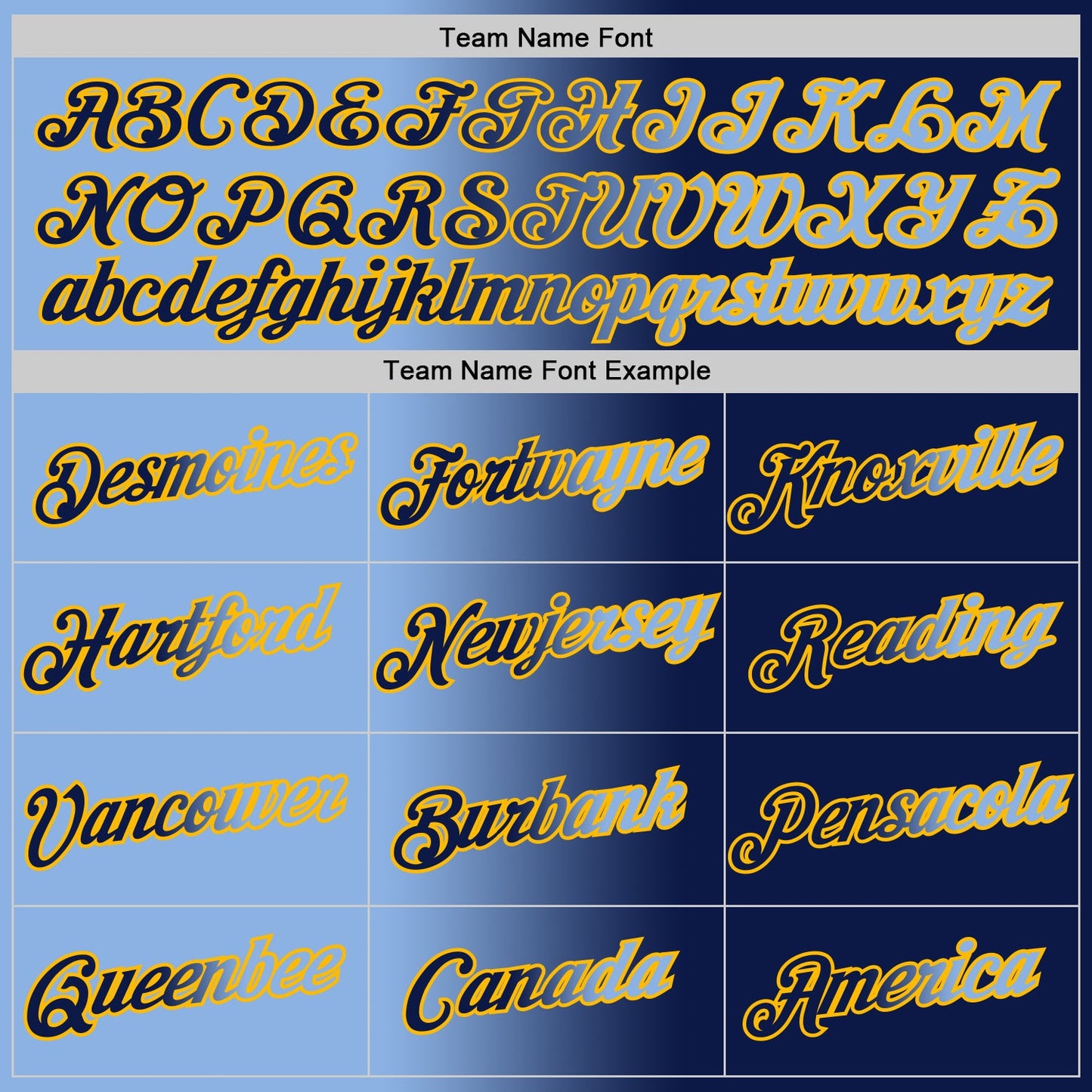 Custom Navy Light Blue-Gold Gradient Fashion Performance T-Shirt view 4