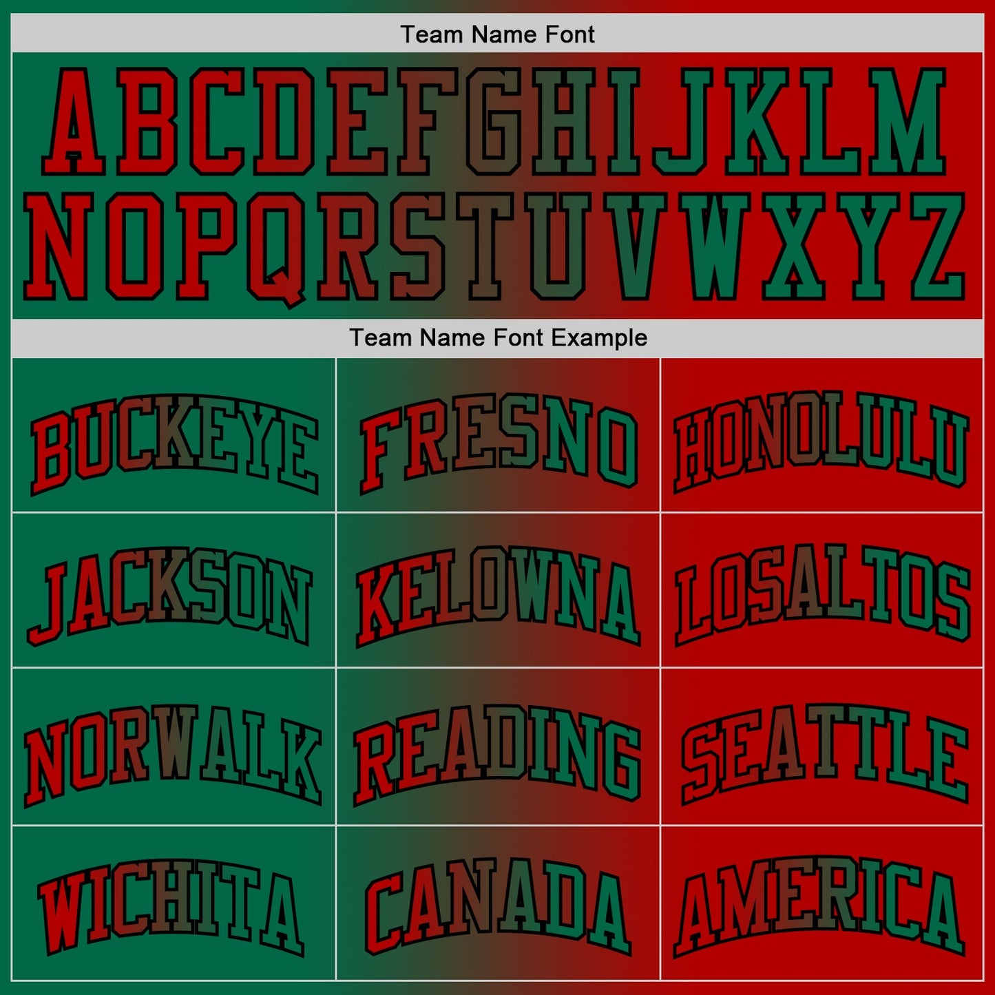 Custom Red Kelly Green-Black Authentic Gradient Fashion Basketball Jersey view 4