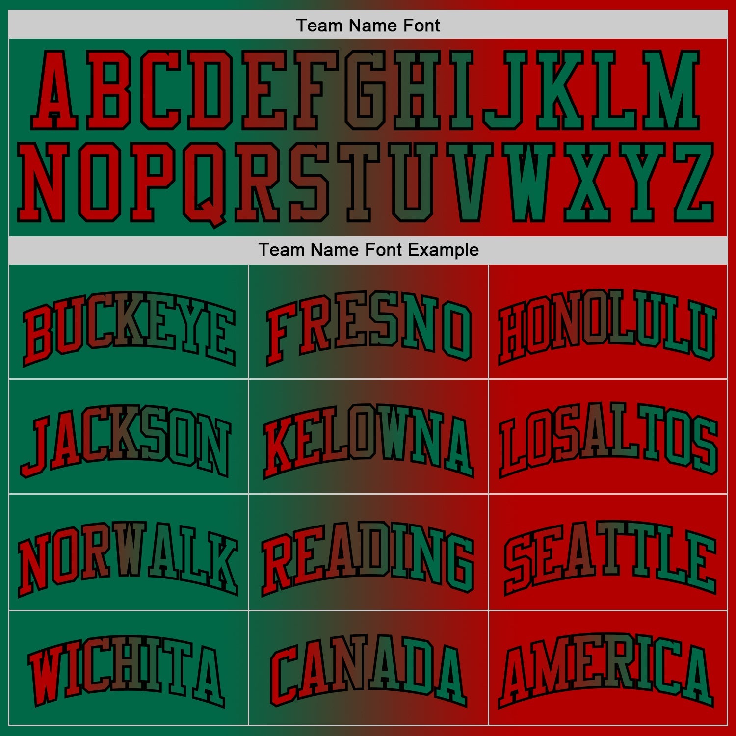 Custom Red Kelly Green-Black Authentic Gradient Fashion Basketball Jersey view 4