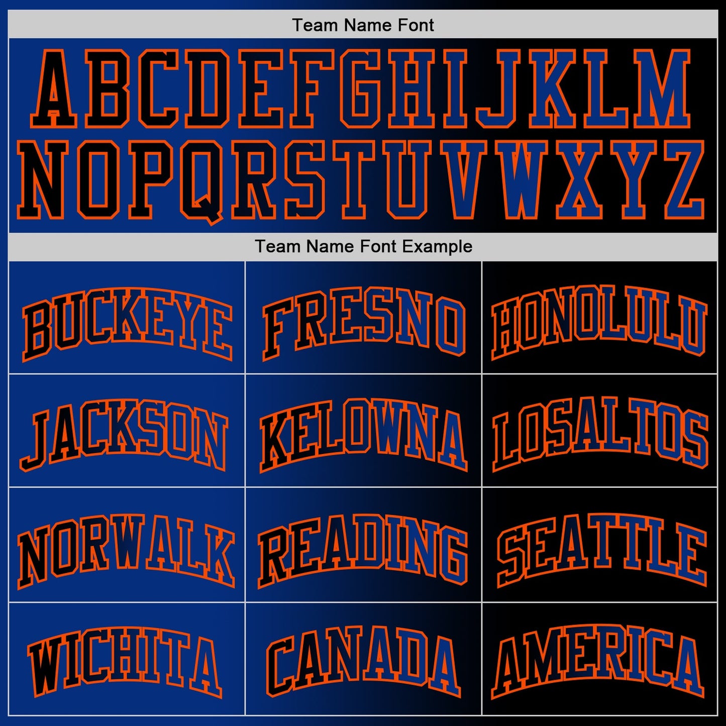 Custom Black Royal-Orange Authentic Gradient Fashion Basketball Jersey view 4
