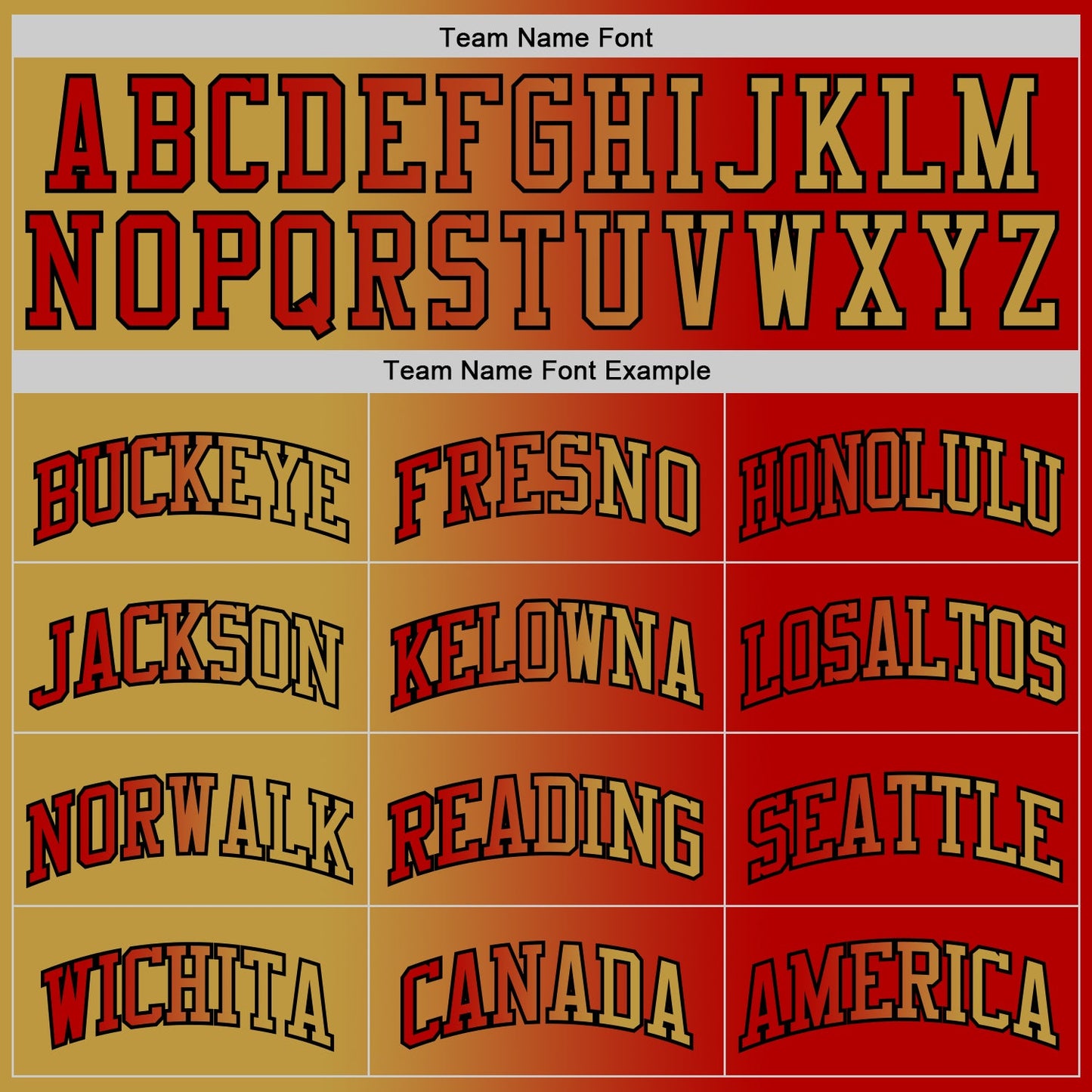 Custom Red Old Gold-Black Authentic Gradient Fashion Basketball Jersey view 4