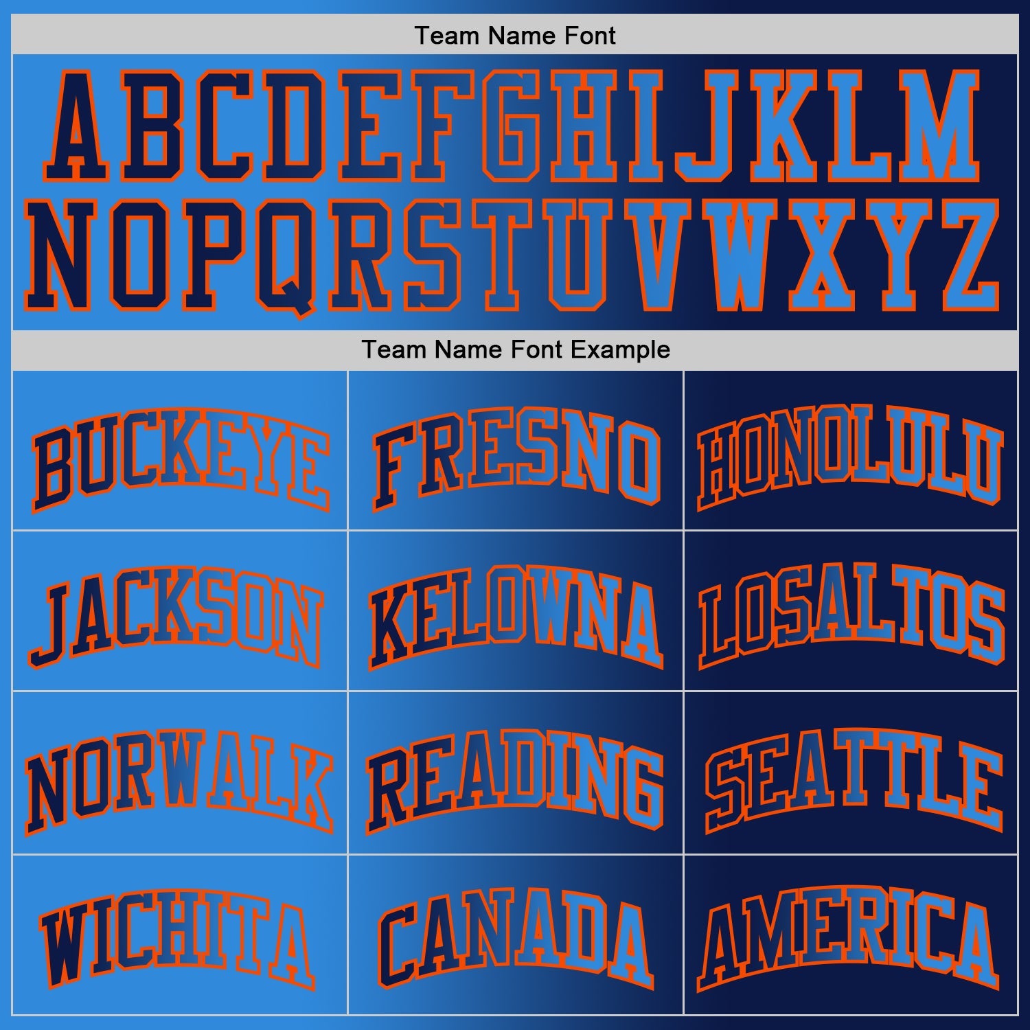 Custom Navy Powder Blue-Orange Authentic Gradient Fashion Basketball Jersey view 4