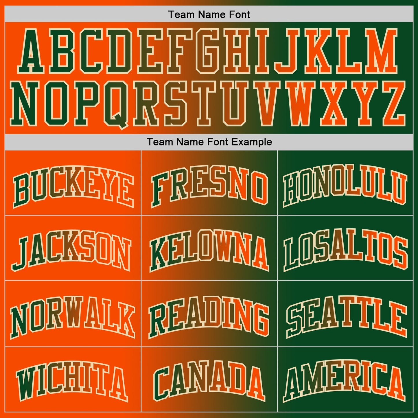 Custom Green Orange-Cream Authentic Gradient Fashion Basketball Jersey view 4