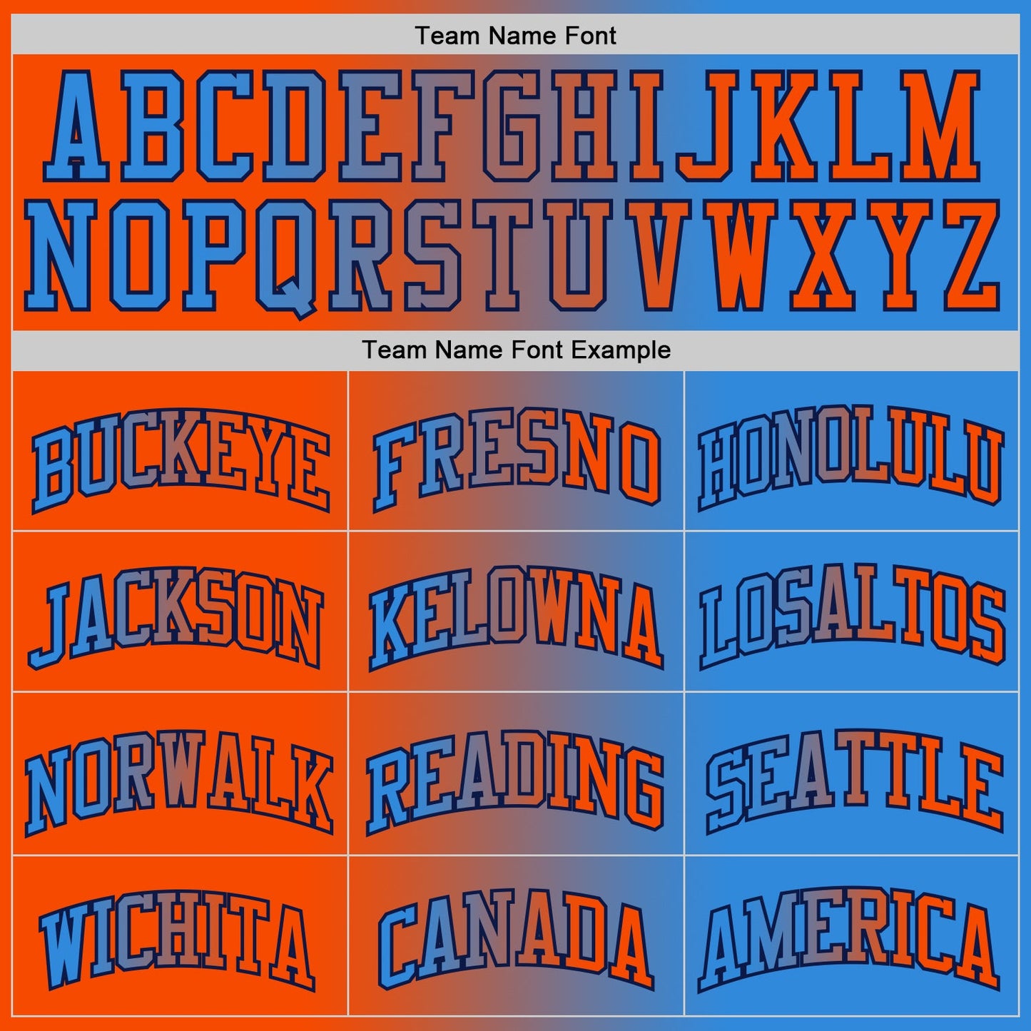 Custom Powder Blue Orange-Navy Authentic Gradient Fashion Basketball Jersey view 4
