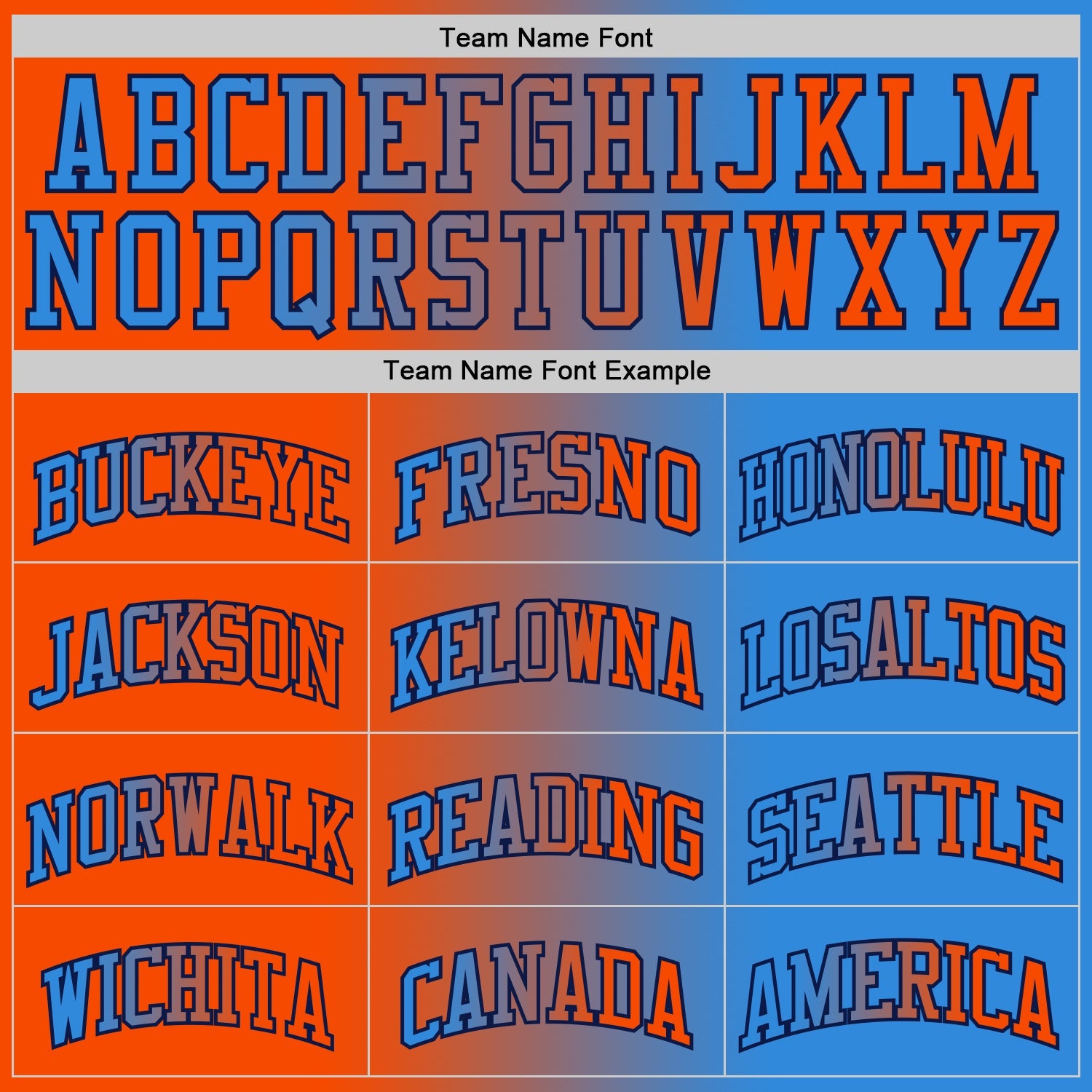 Custom Powder Blue Orange-Navy Authentic Gradient Fashion Basketball Jersey view 4