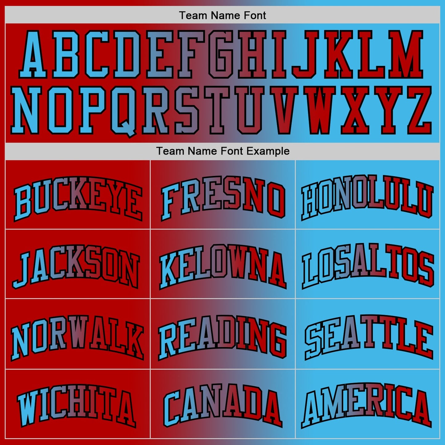 Custom Sky Blue Red-Black Authentic Gradient Fashion Basketball Jersey view 4
