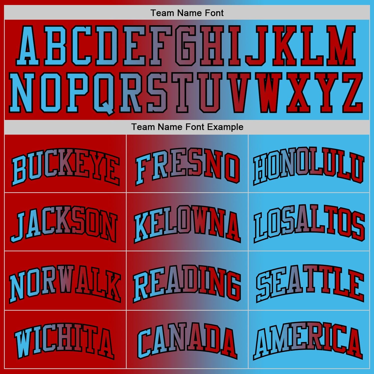 Custom Sky Blue Red-Black Authentic Gradient Fashion Basketball Jersey view 4